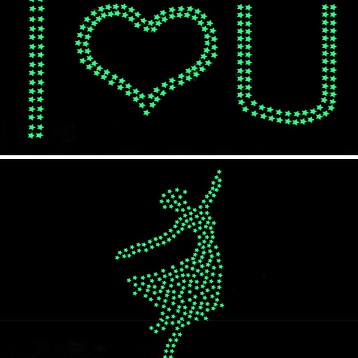 216 PCS Glow in Dark Stars and Moon  Glowing Stars Stickers for Ceiling and Wall Decals  Perfect for Kids Bedding Room or Party Birthday Gift