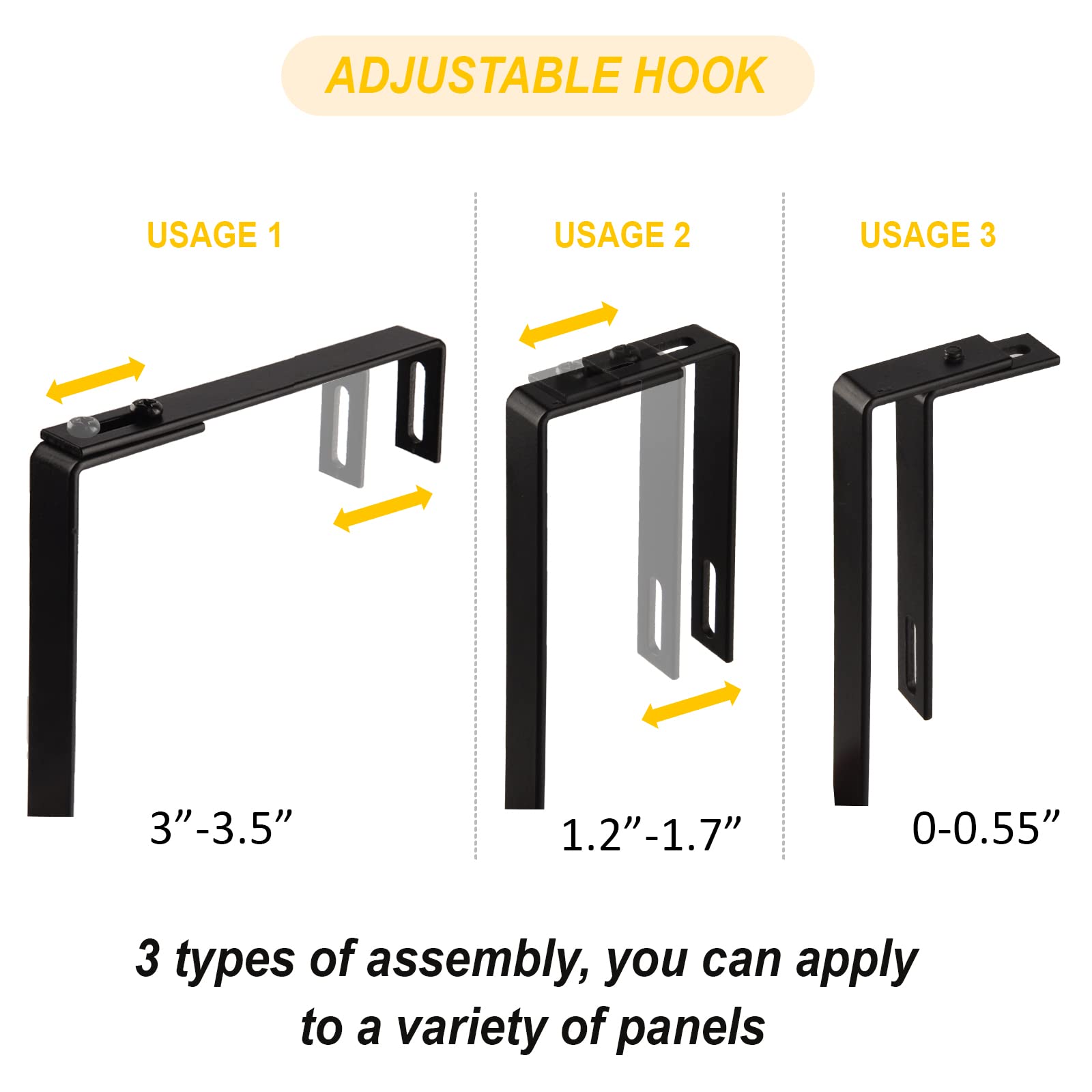 Easepres Hanging Organizer Cubicle File Holder - Wall Mount Storage, Office Cubical Accessories