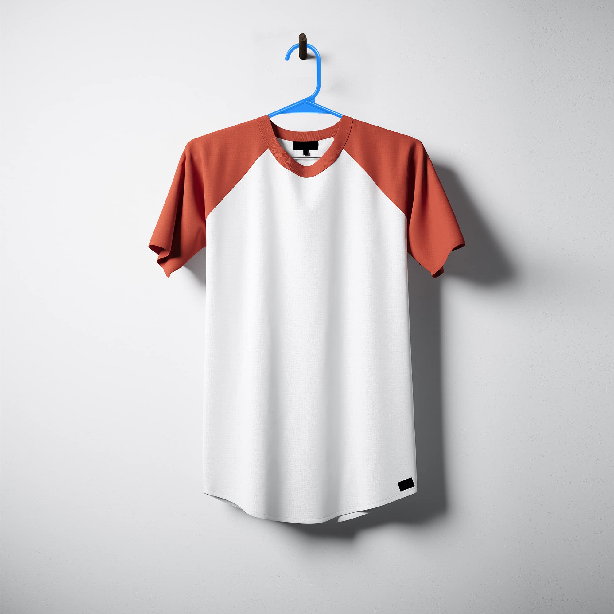 Utopia Home Clothes Hangers 50 Pack - Plastic Hangers Space Saving - Durable Coat Hanger With Shoulder Grooves (Blue)