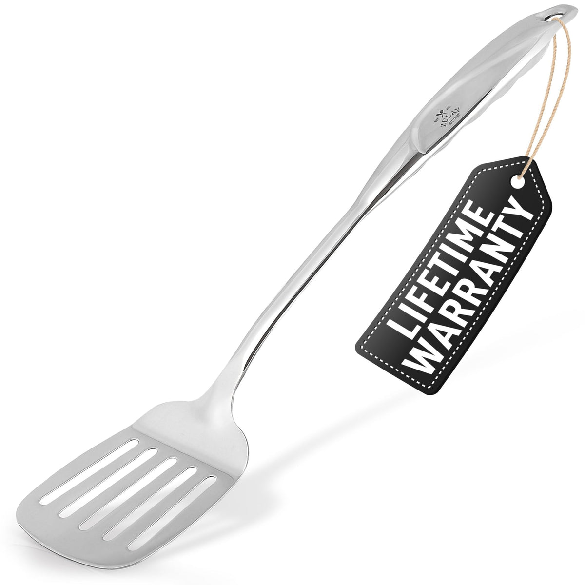 Zulay Kitchen Stainless Steel Cooking Utensil - Stainless Steel Kitchen Utensil - Durable Kitchen Gadgets - Metal Kitchen Access