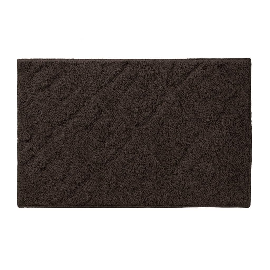 Chitrakoot Navy Blue Anti-Skid Microfiber Bath Mat - Super Absorbent, Quick Dry Mat For Bathroom, Kitchen Or Entryway - Soft, Du