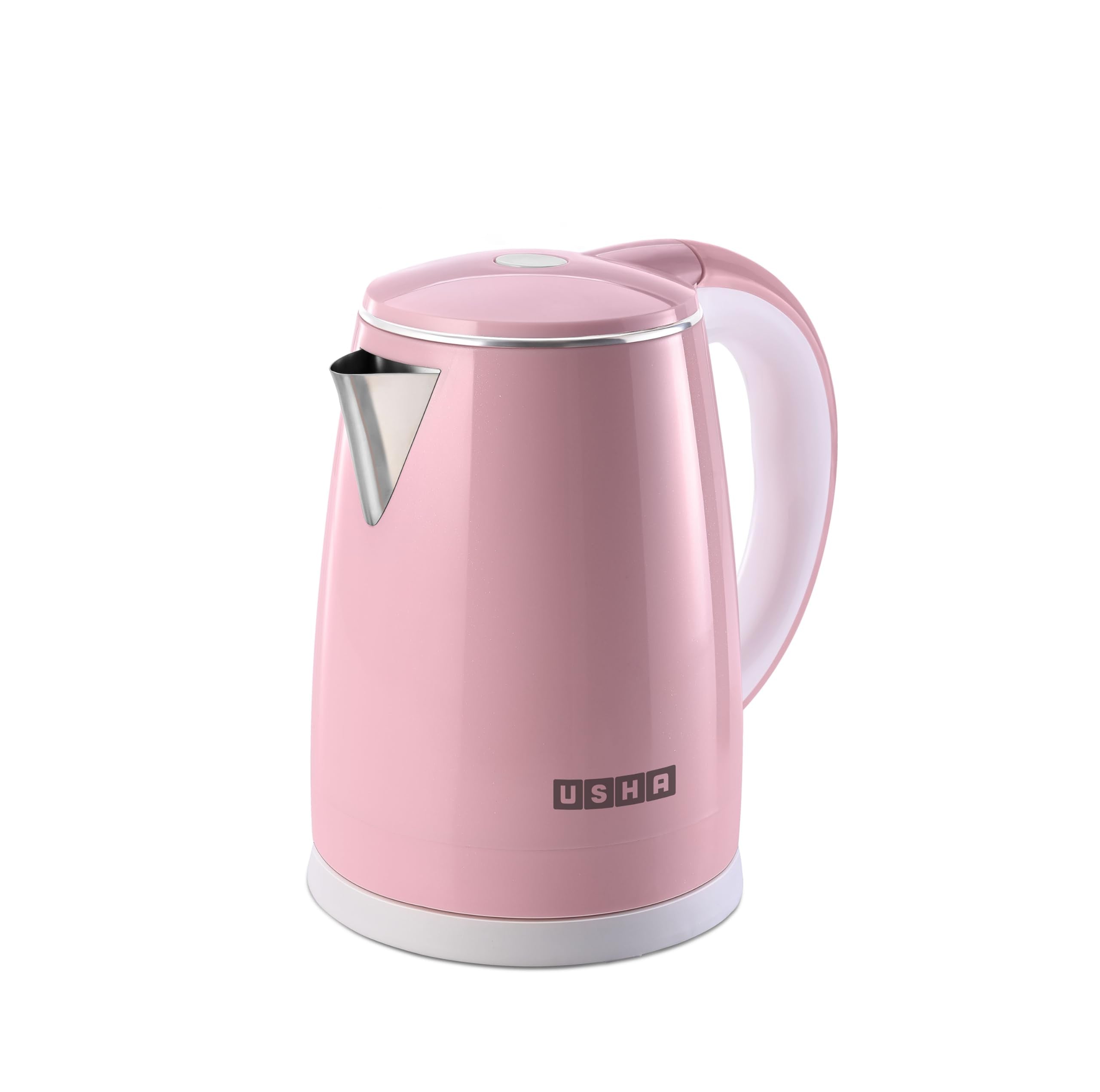 Usha Cool Touch Electric Kettle 1800 Watt|1.8 Liter|Double Layered Cool Touch Outer Body|Safety With Auto Cut-Off Function|Ss304