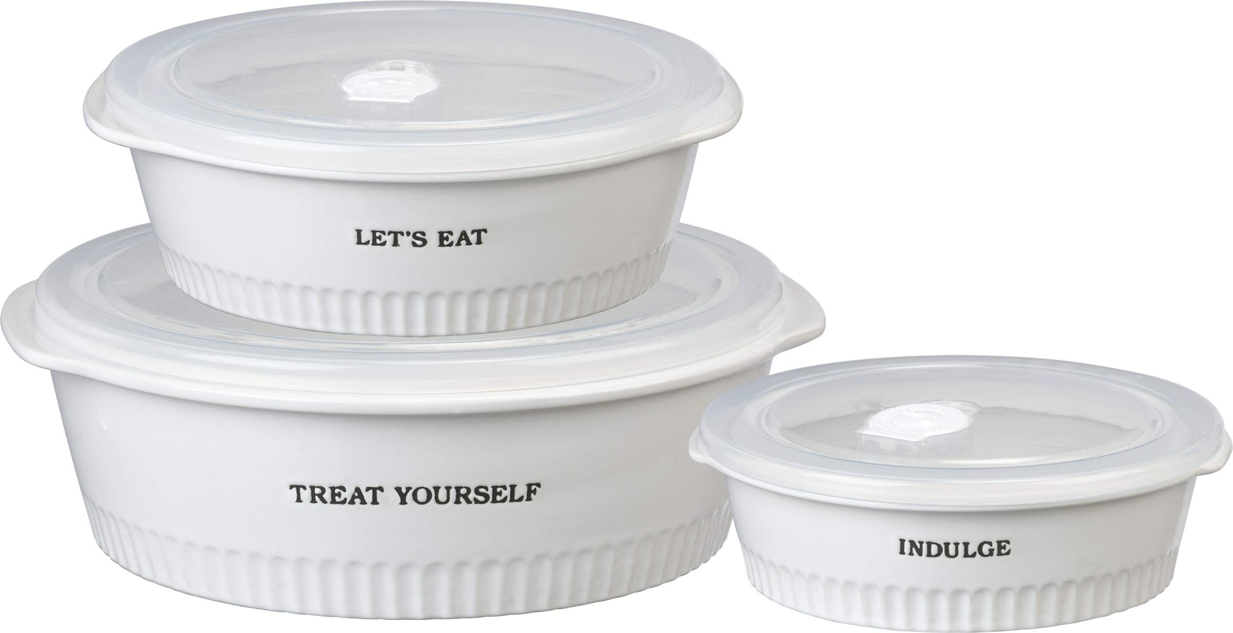 Primitives By Kathy Stoneware Casserole Set  Treat Yourself