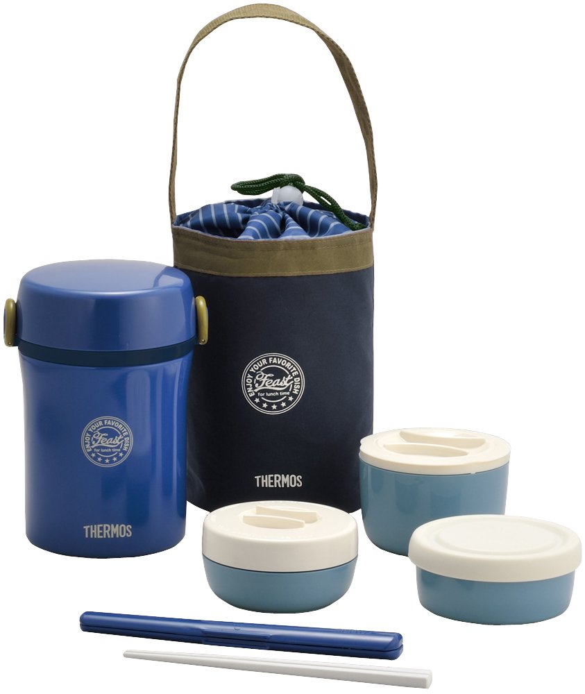 Thermos JBC801 NVY Stainless Steel Lunch Jar, Approx. 0.6 Cups, Navy