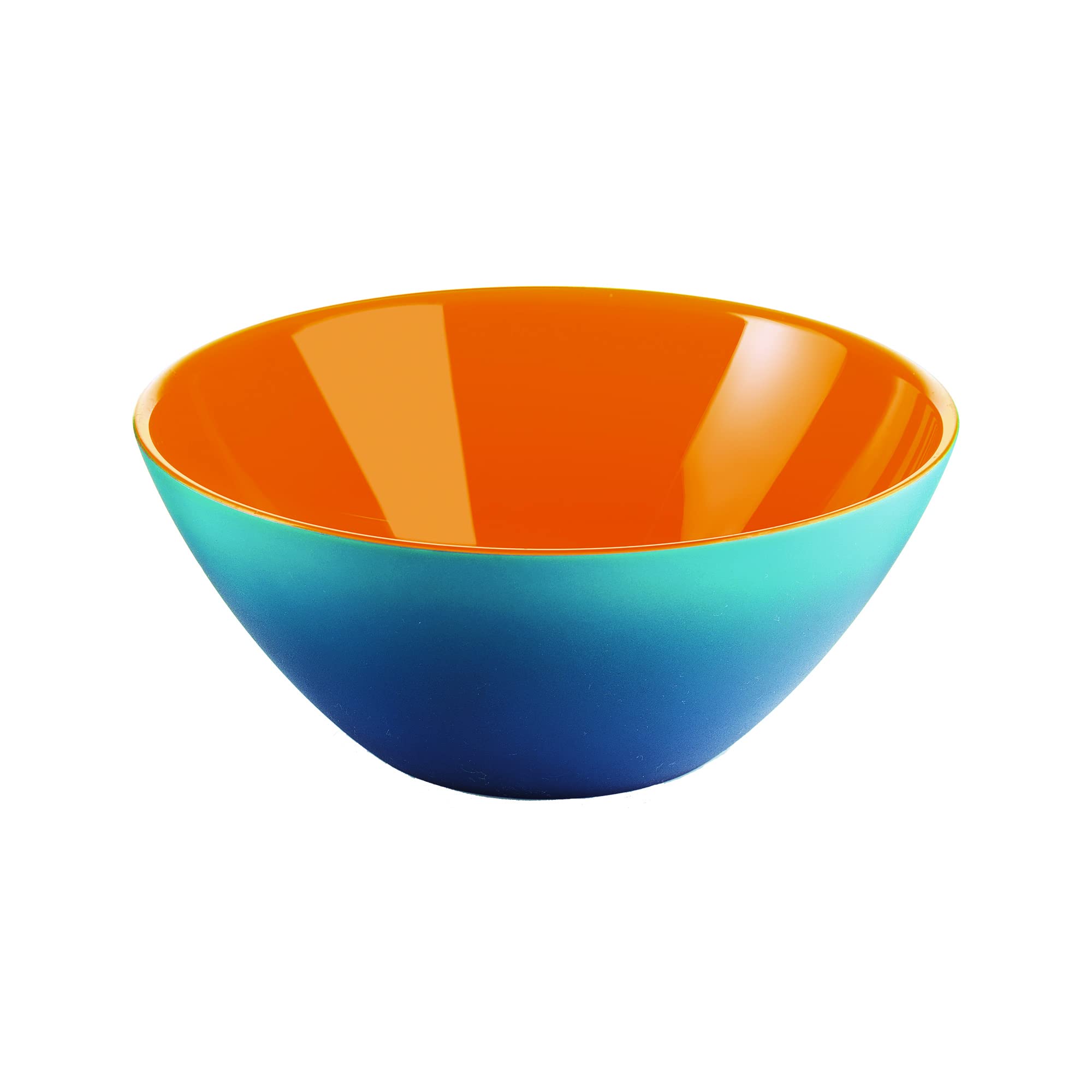 Guzzini My Fusion Blue And Orange 1.2 Quart Bowl