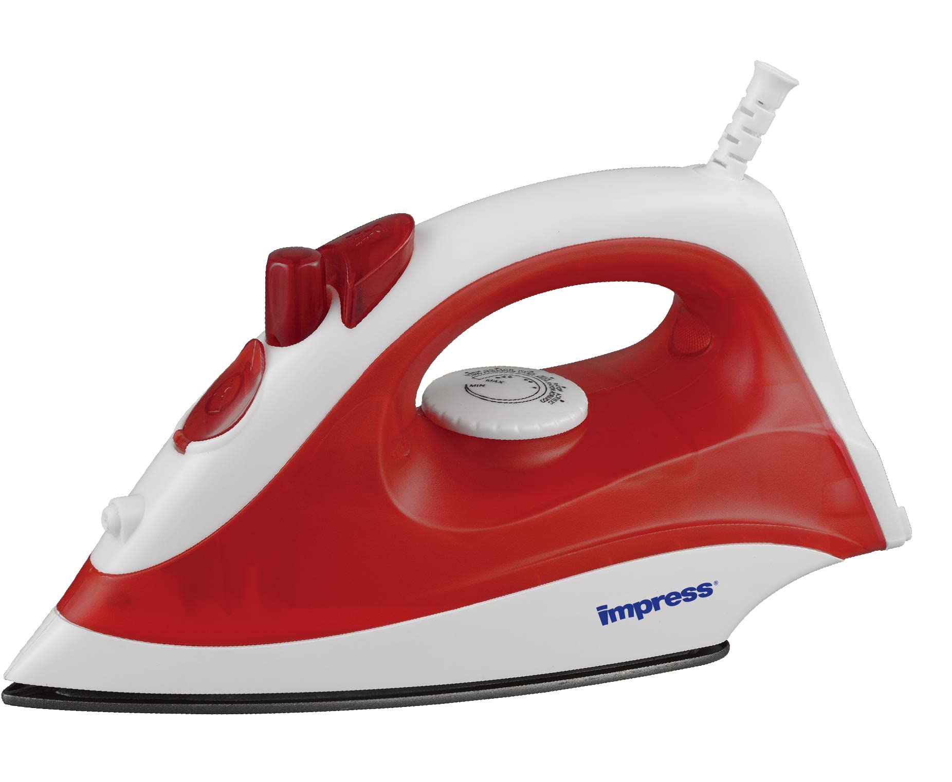 Impress Basic Clothing Iron | NonStick | Compact | Spray | Adjustable Steam | Fabric Selector | Swivel Cord | Lightweight | 120