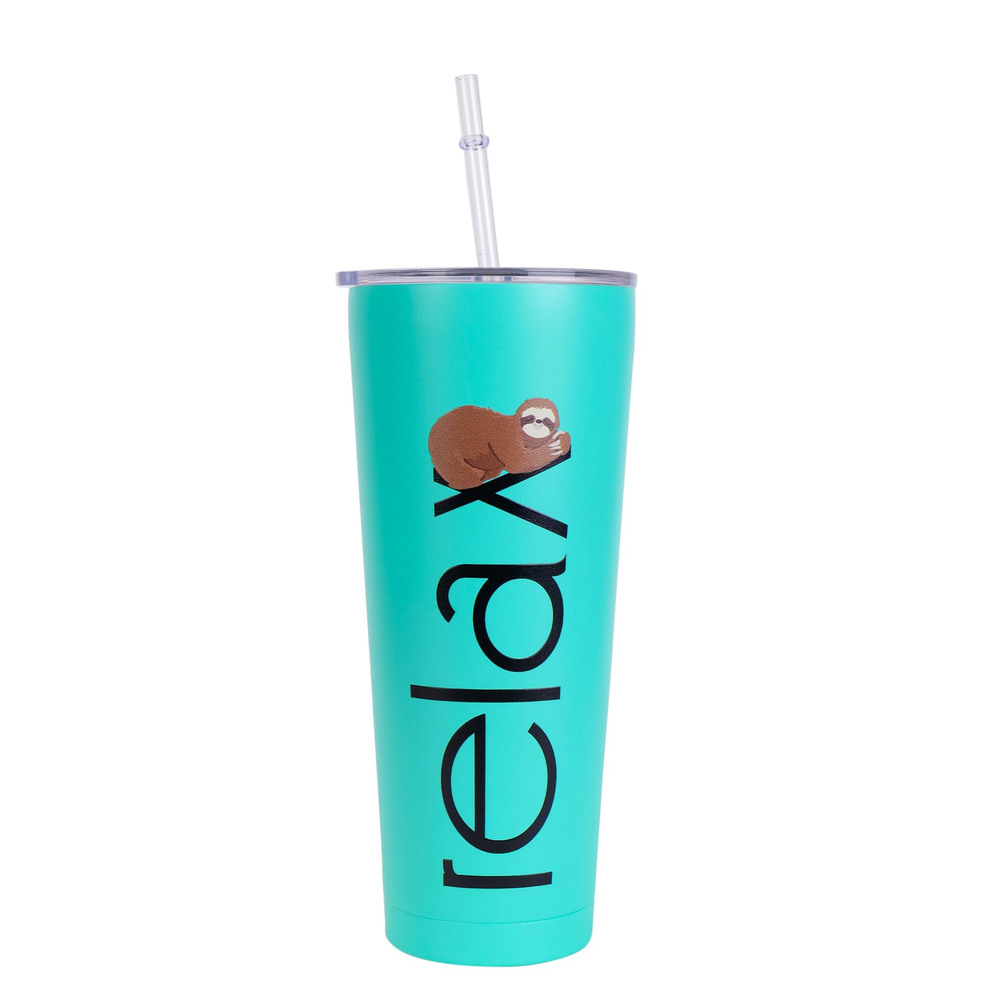SRM Entertainment Trend Zoo Stainless Steel Tumbler with Lid, Water Bottle or Reusable Travel Cup for Kids and Adults, Double Wa
