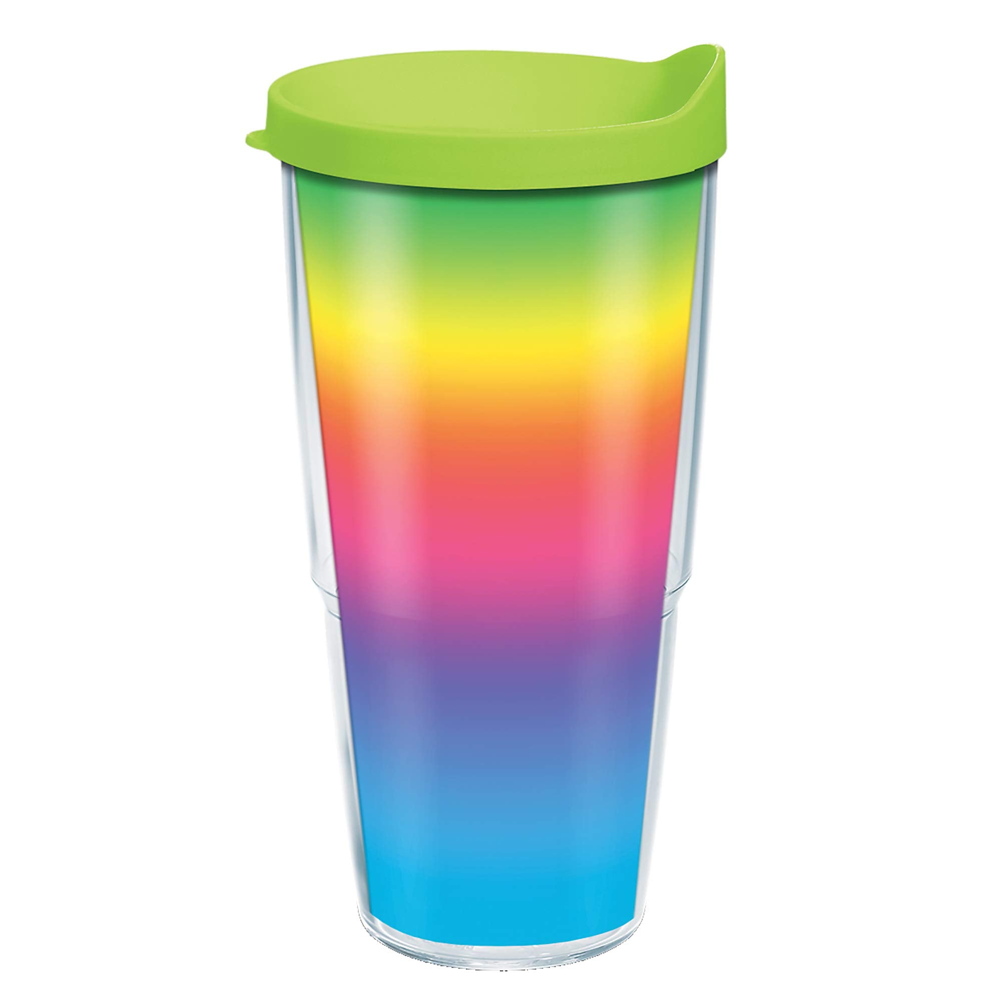 Tervis Rainbow Flavor Made In Usa Double Walled Insulated Tumbler Travel Cup Keeps Drinks Cold & Hot, 24Oz, Classic