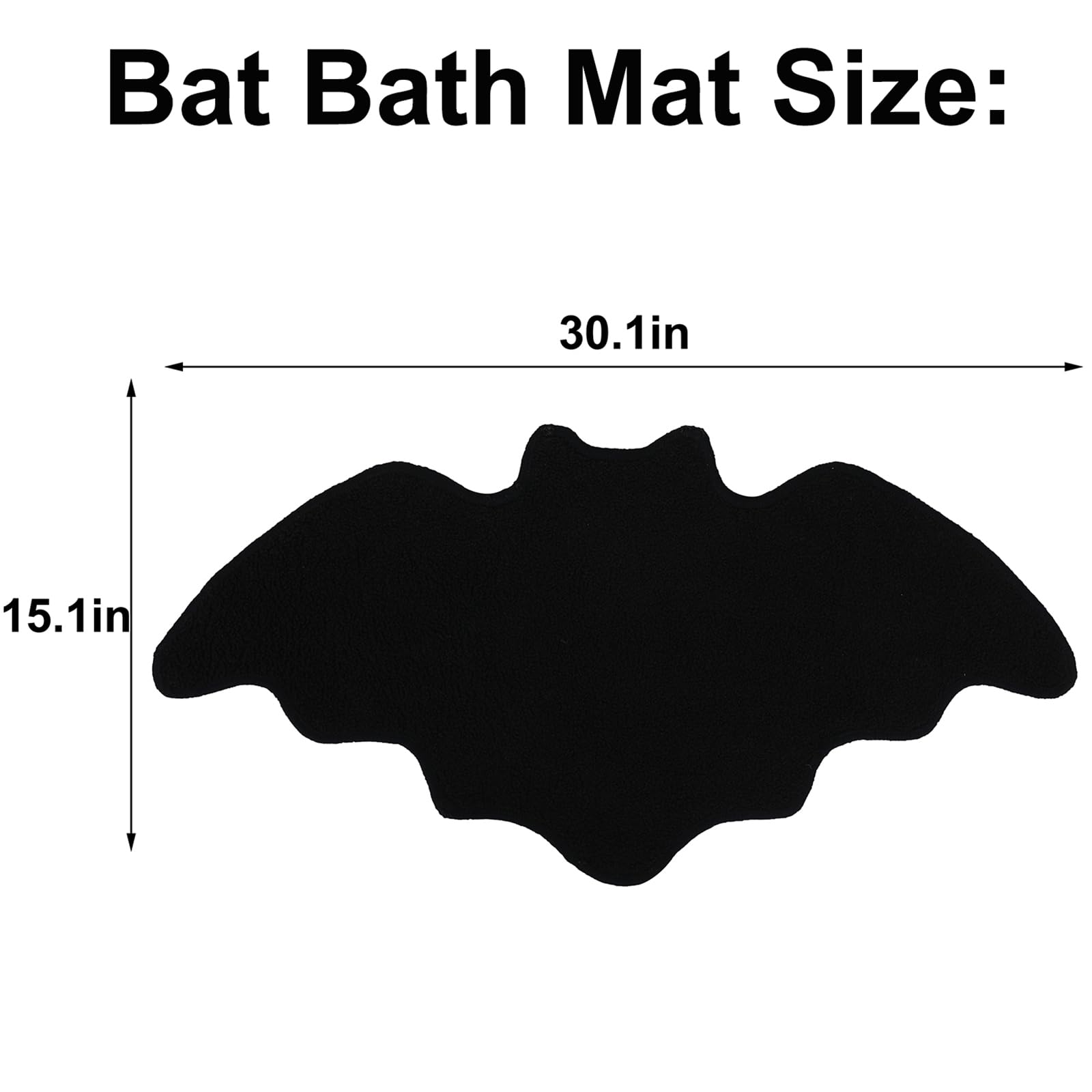 Hxgonyi Bat Bath Mat Bathroom Rugs Horror Rug Door Mats-Coffin Bath Mat-Goth Mats Decor For Bathroom Bedroom Kitchen Room-Spooky