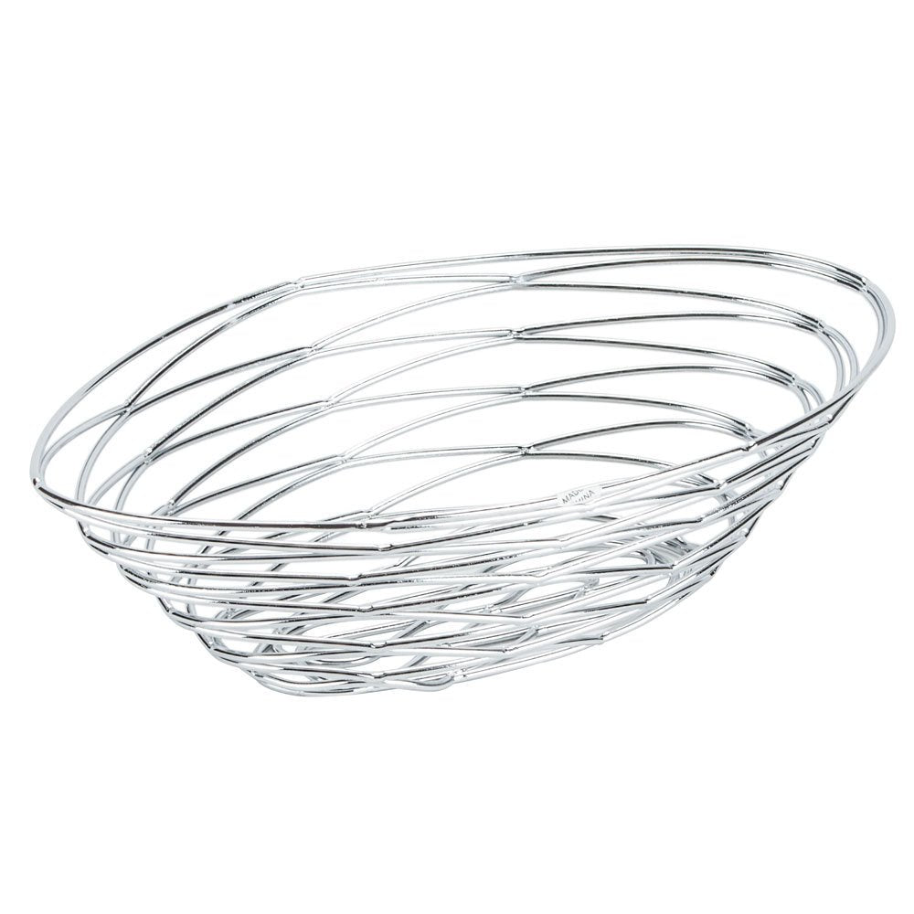 American Metalcraft Fruc16 Baskets, 9.125'' Length X 5.75'' Width, Silver