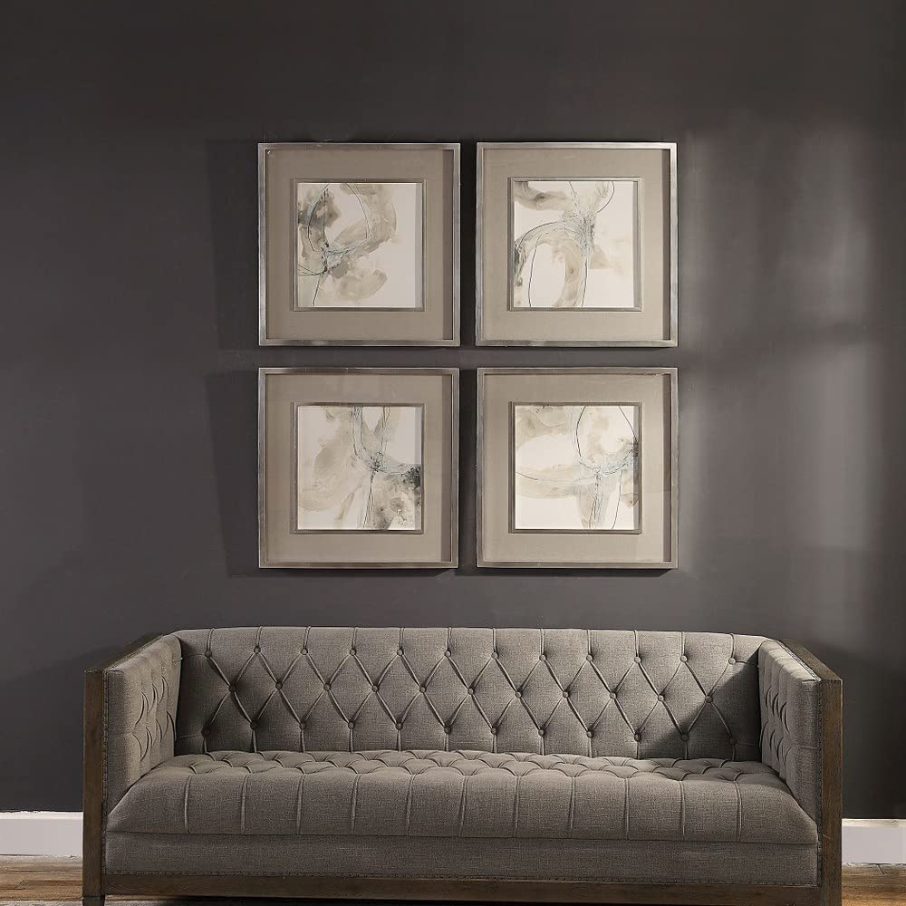 Divination 25 1/4'' Square 4-Piece Framed Wall Art Set