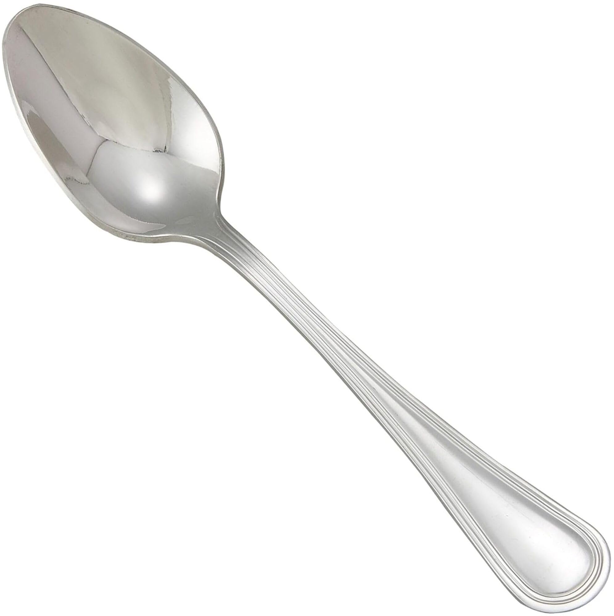 Winco Continental Stainless-Steel Dinner Spoon, Extra Heavyweight, (12 Pack),Silver