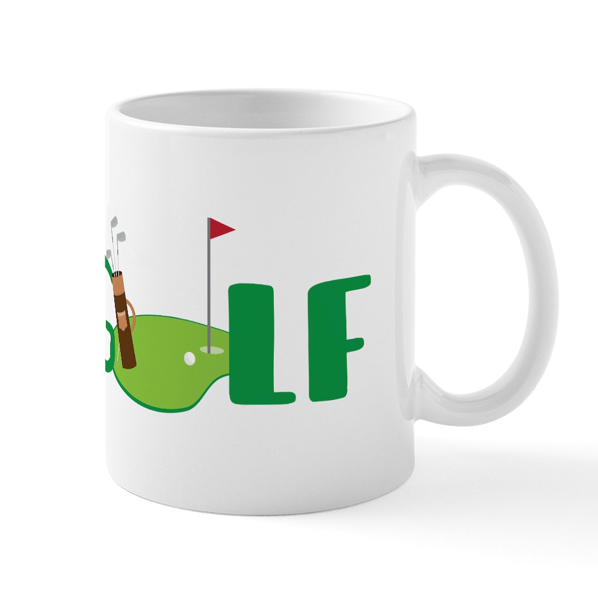 CafePress GOLF CLUBS Mugs 11 oz (325 ml) Ceramic Coffee Mug