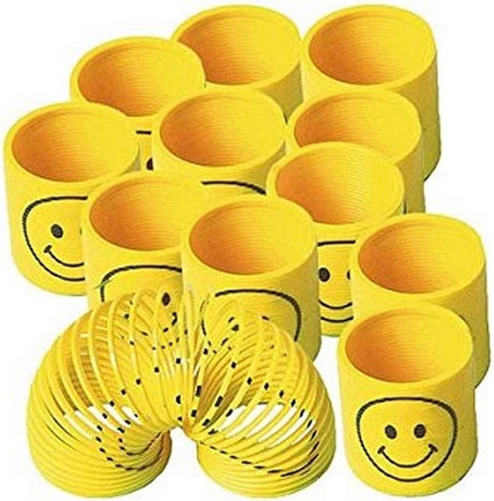 Smiling Spring Toy Smile Spring Value Pack Favors - 1.38'' X 1.38'' (Pack Of 12) - Vibran ...