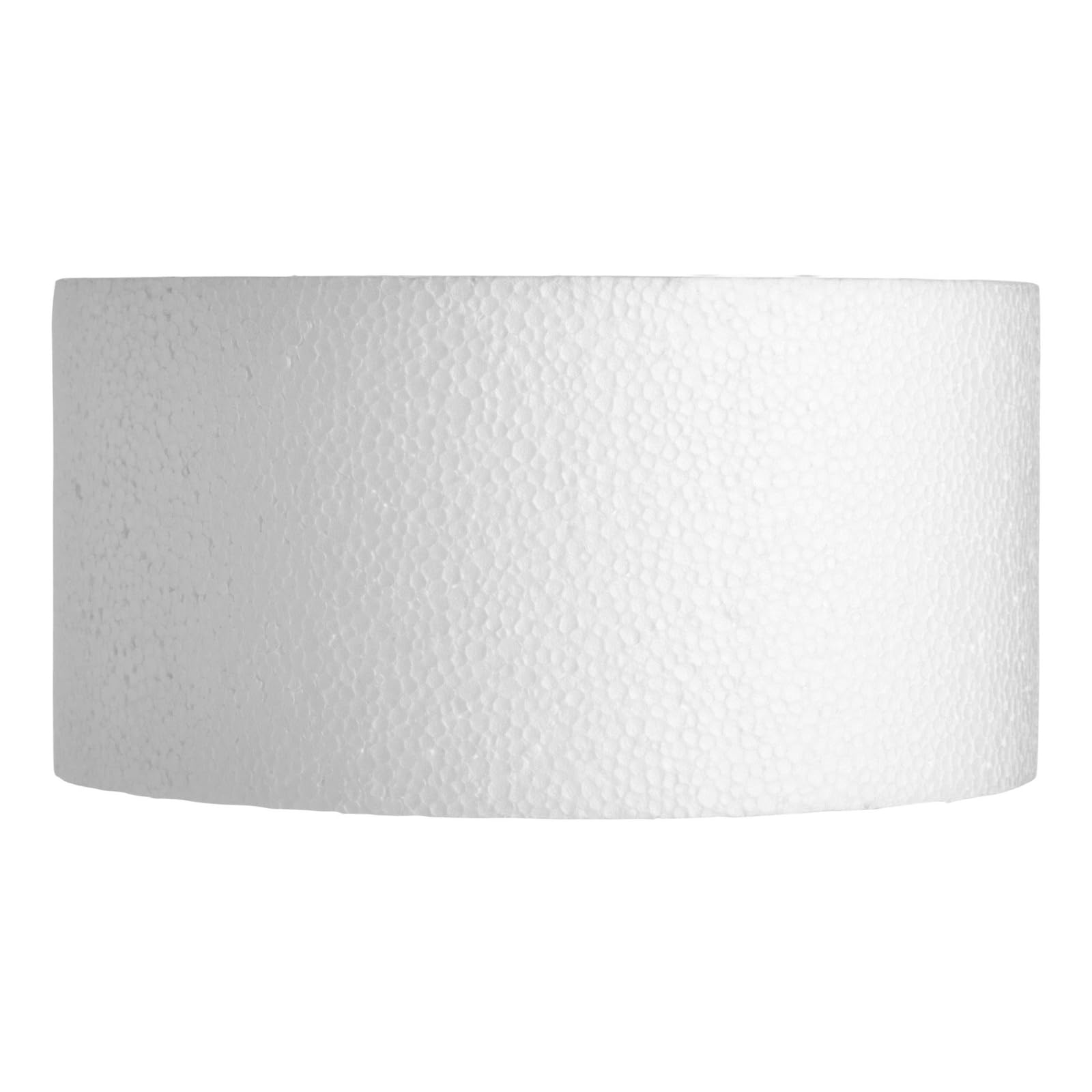 Bright Creations 8 Inch Round Cake Dummy, Foam Cake Form (White, 8X4 Inches)