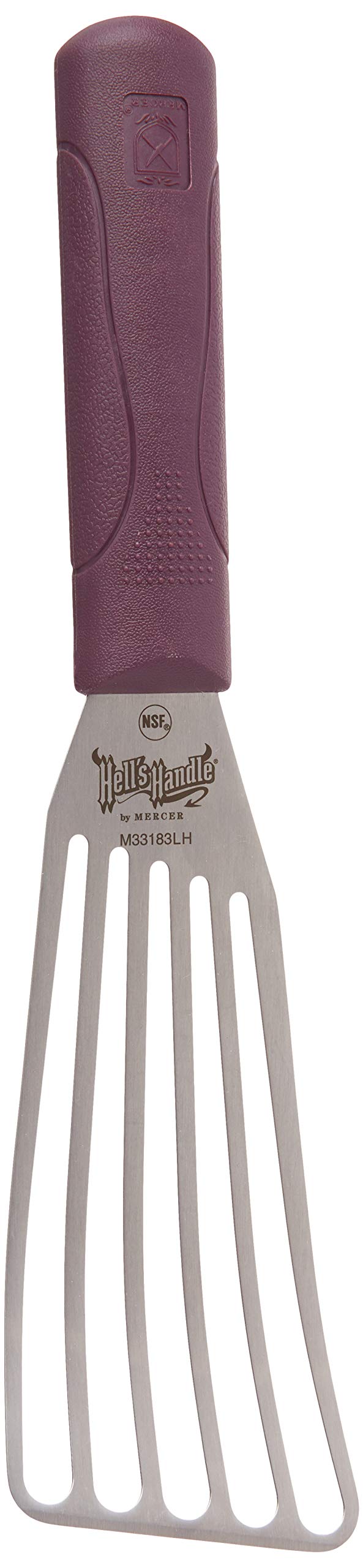 Mercer Culinary Hell'S Handle, Fish Turner/Spatula, Left Handed, 3 Inch X 6 Inch