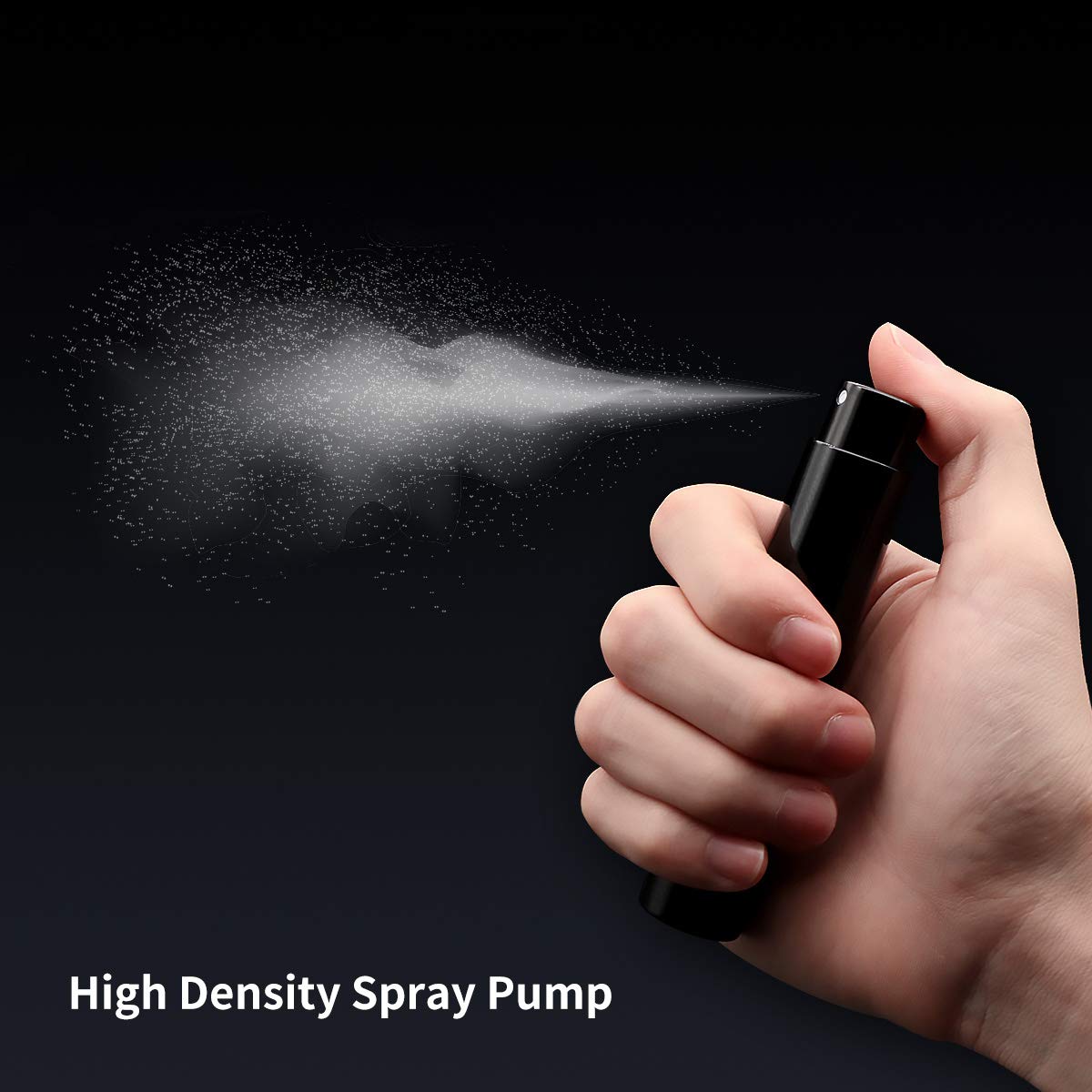 10ml Portable Refillable Perfume Empty Spray Bottle Upgraded Perfume Atomizer with Funnel Filler and Refill Pump for Outdoor Traveling (White)
