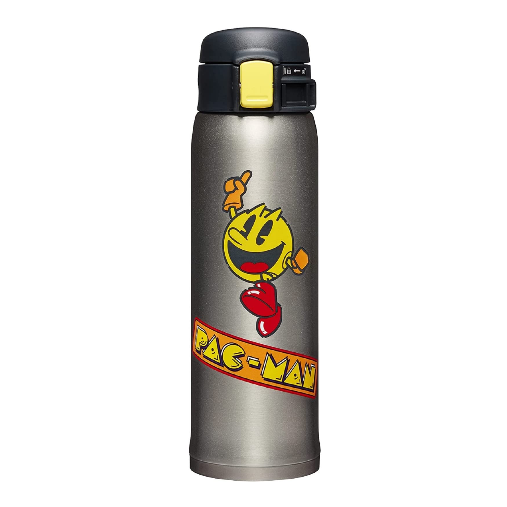 Zojirushi Sm-She48Paxa Stainless Steel Mug (16 Oz, Pac-Man Stainless)