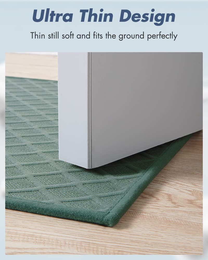 Amoami Ultra Thin Bathroom Rugs, Rubber Backed Bath Mats For Bathroom Non Slip, Absorbent Bathroom Mat For Floor, Shower, Sink(G