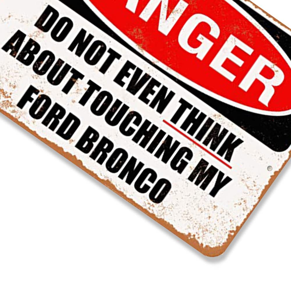 TCHPAX 12X8 - Vintage Look Aluminum Metal Sign - Inches - Do Not Touch My AMC Gmln