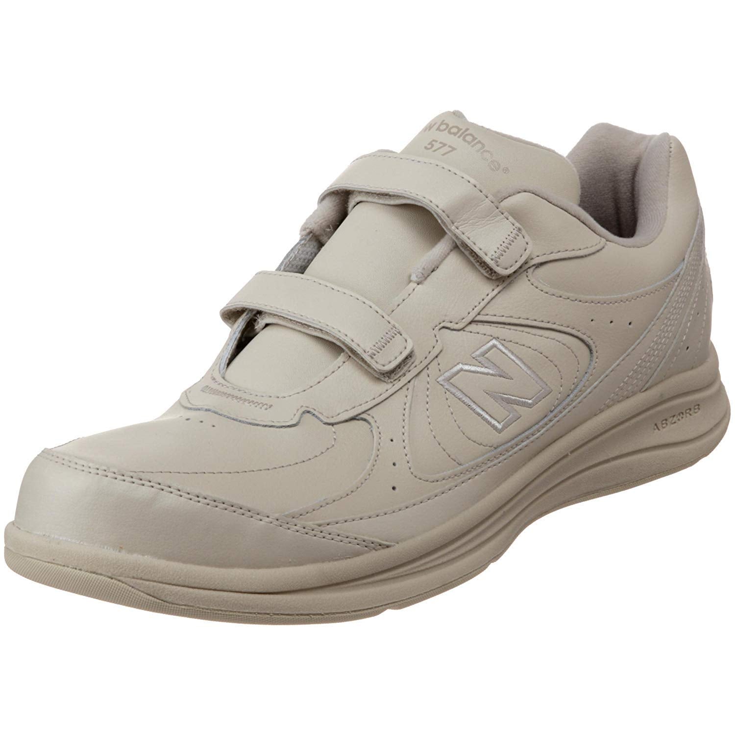 New Balance Mens 577 V1 Hook And Loop Walking Shoe, Bone, 105 Xw Us