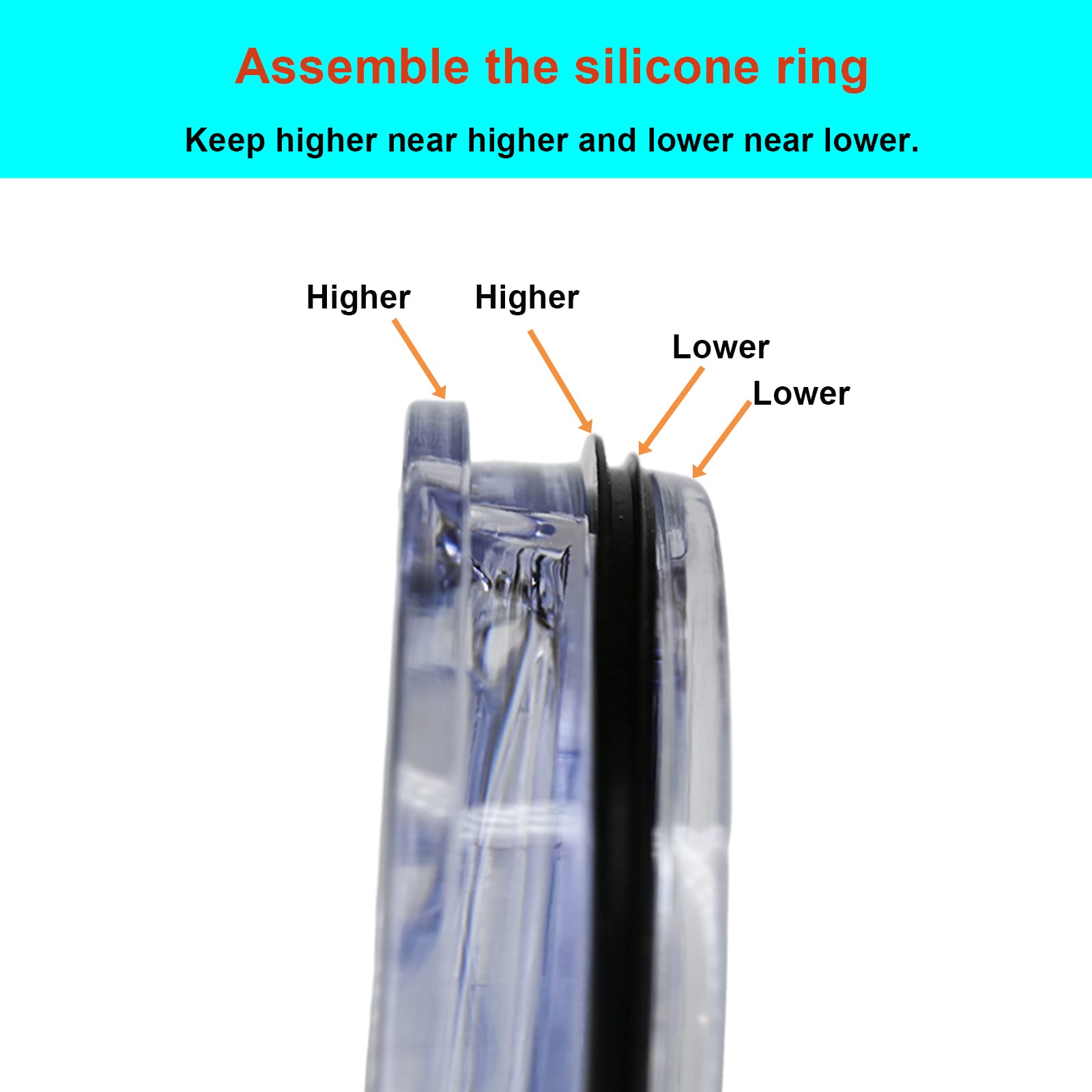 Wotermly 2 Pack 20 oz tumbler lids replacement  Spill Proof Splash Resistant Lids Mug Topper Fit for Rambler and More Coffee Mugs