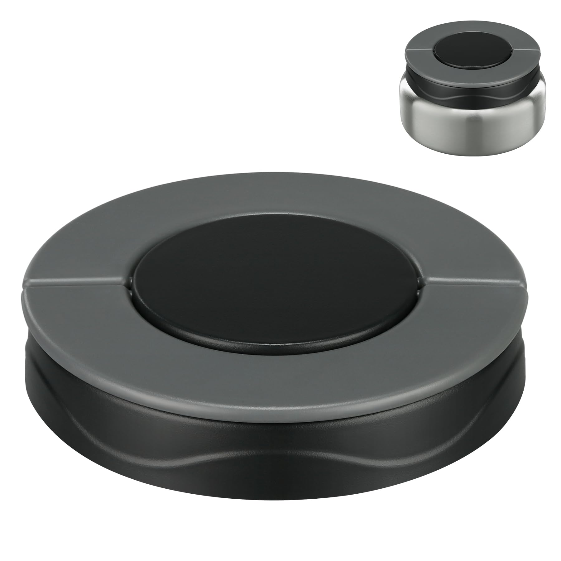 Replacement Lid for 8oz Thermo Food Jar Inside Bento Lunch Box(Black)