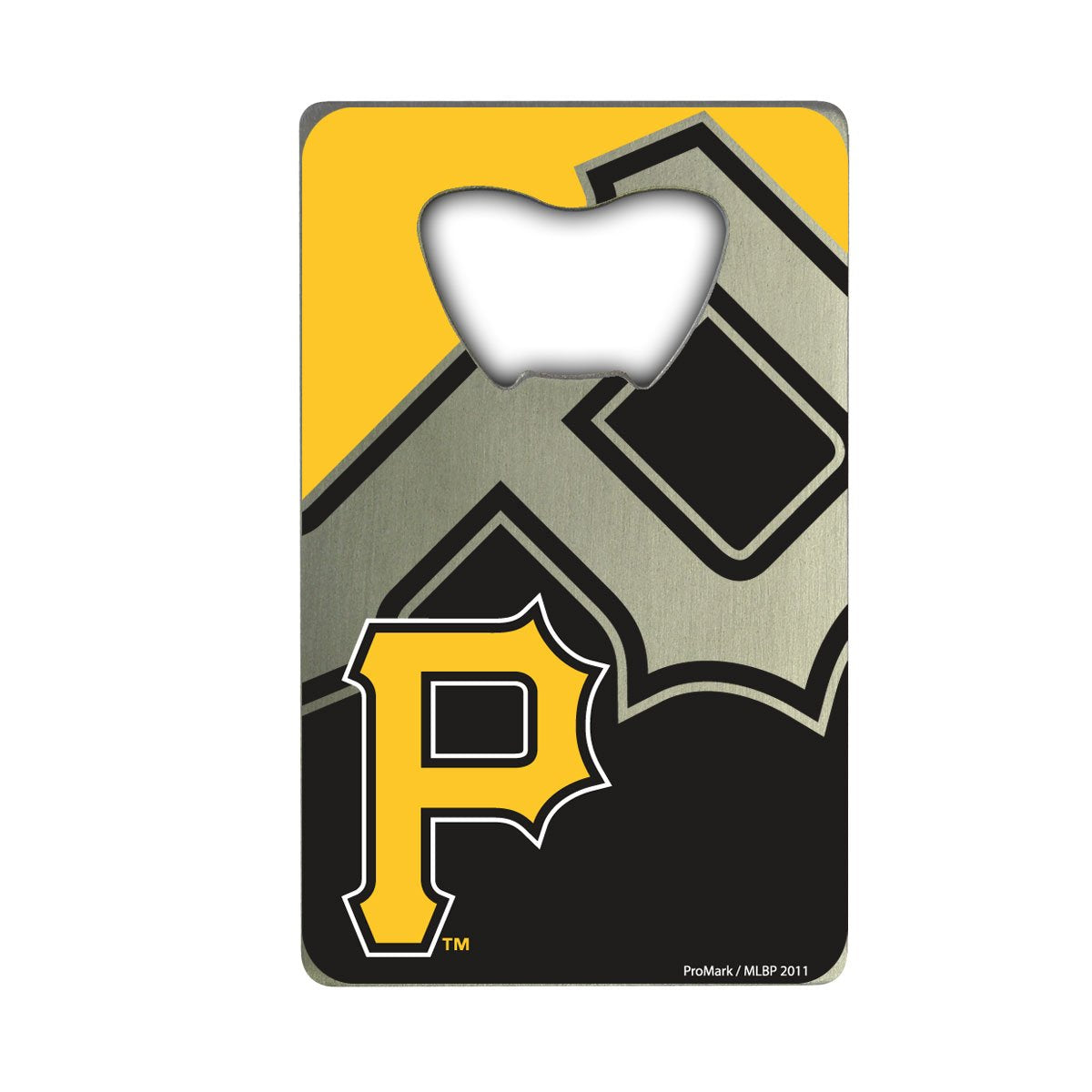 FANMATS 62538 Pittsburgh Pirates Credit Card Style Bottle Opener - 2    x 3.25