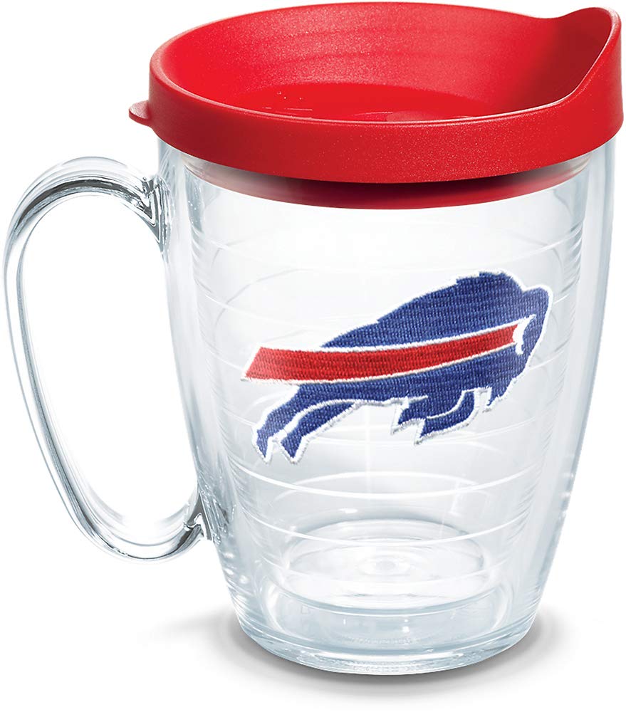 Tervis Made in USA Double Walled NFL Buffalo Bills Insulated Tumbler Cup Keeps Drinks Cold & Hot, 16oz Mug, Primary Logo
