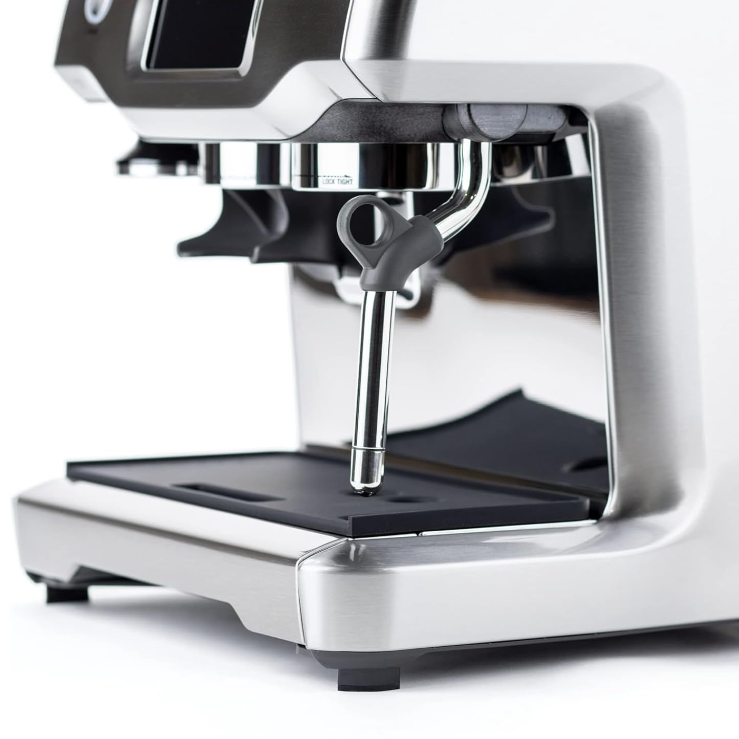 Crema Coffee Products | Tamping Mat - Barista Touch | Non-Slip Silicone | Firm & Secure Mat | Protect Countertops & Portafilter
