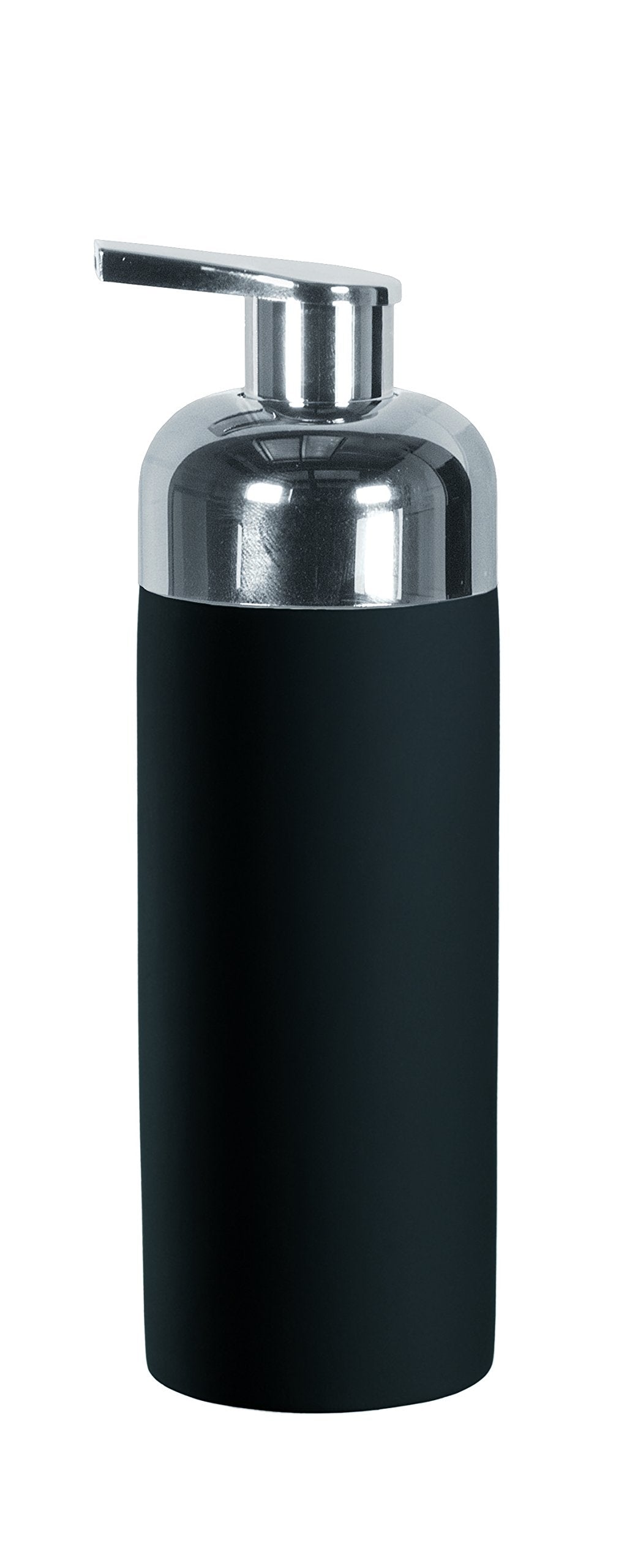 Kleine Wolke Pur Contemporary Rubberised Porcelain Foam Dispenser (6.5'' T X 2.17'' W, Black)