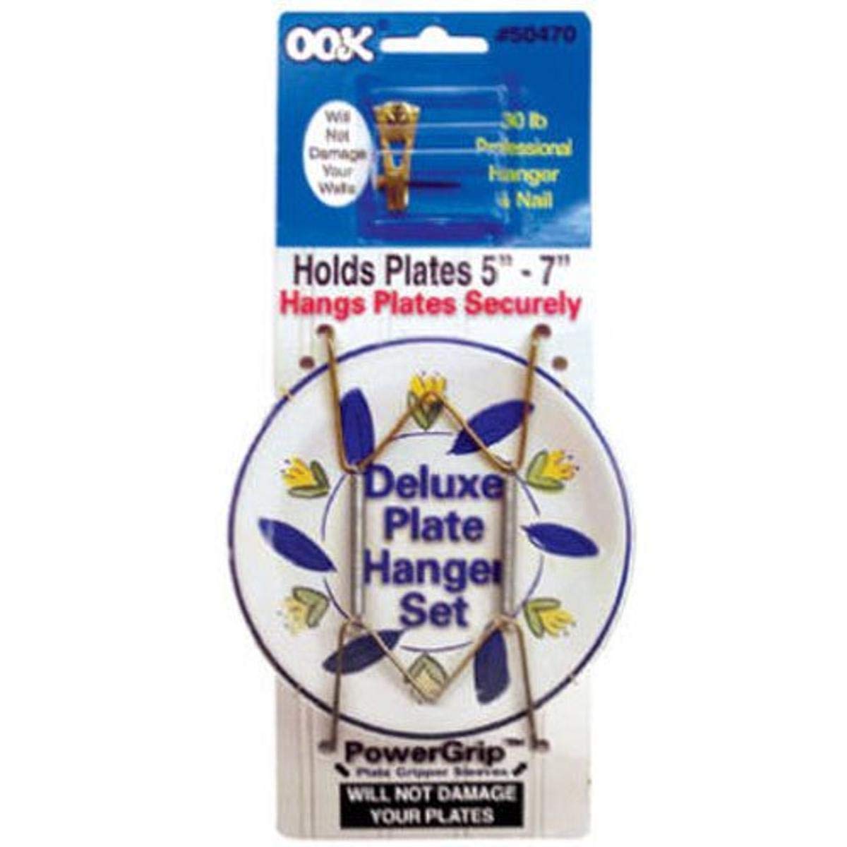 Ook 50470 533606 Professional Deluxe Plate Hanger, 1 Count (Pack Of 1), White