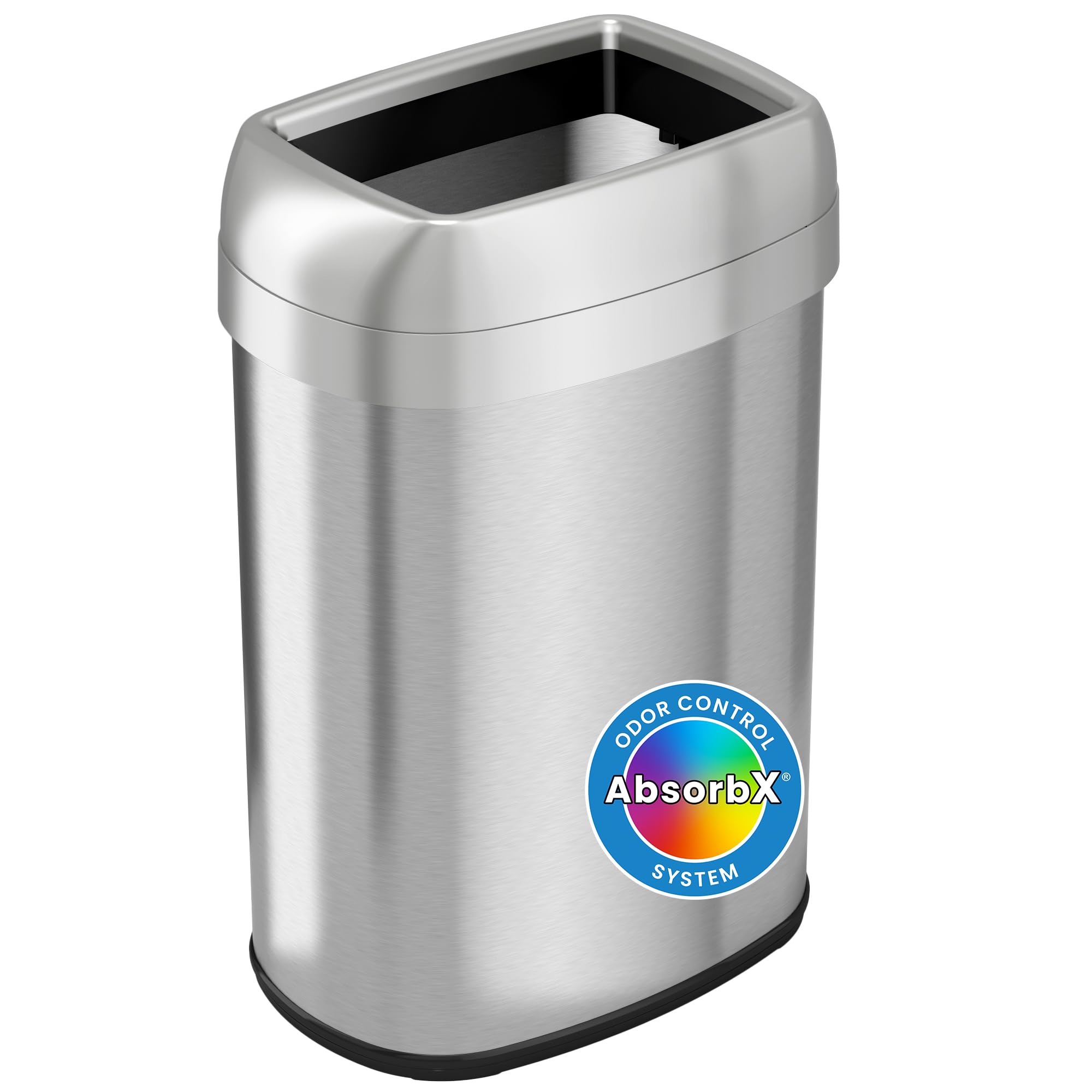 Itouchless Prime 13.2 Gallon Sensor Trash Can, Durable Dent-Proof Construction, Slim And Space-Saving, Automatic Bin White Color