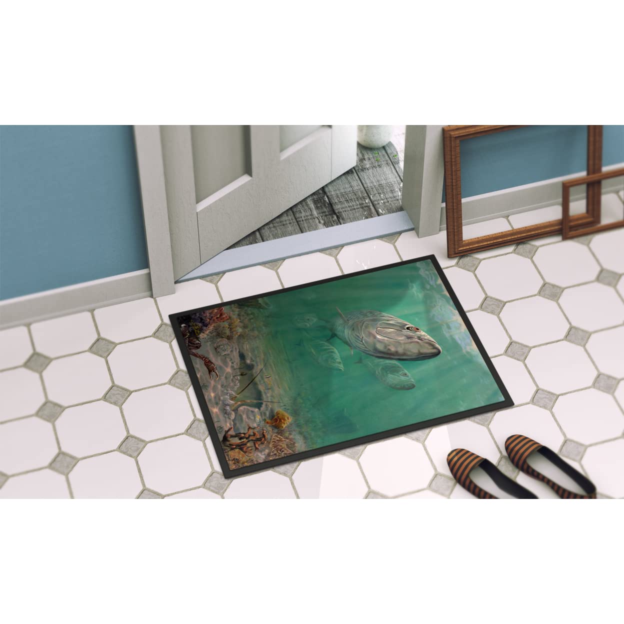 Silver Patrol Tarpon Indoor or Outdoor Mat 18x27 JMA2009MAT