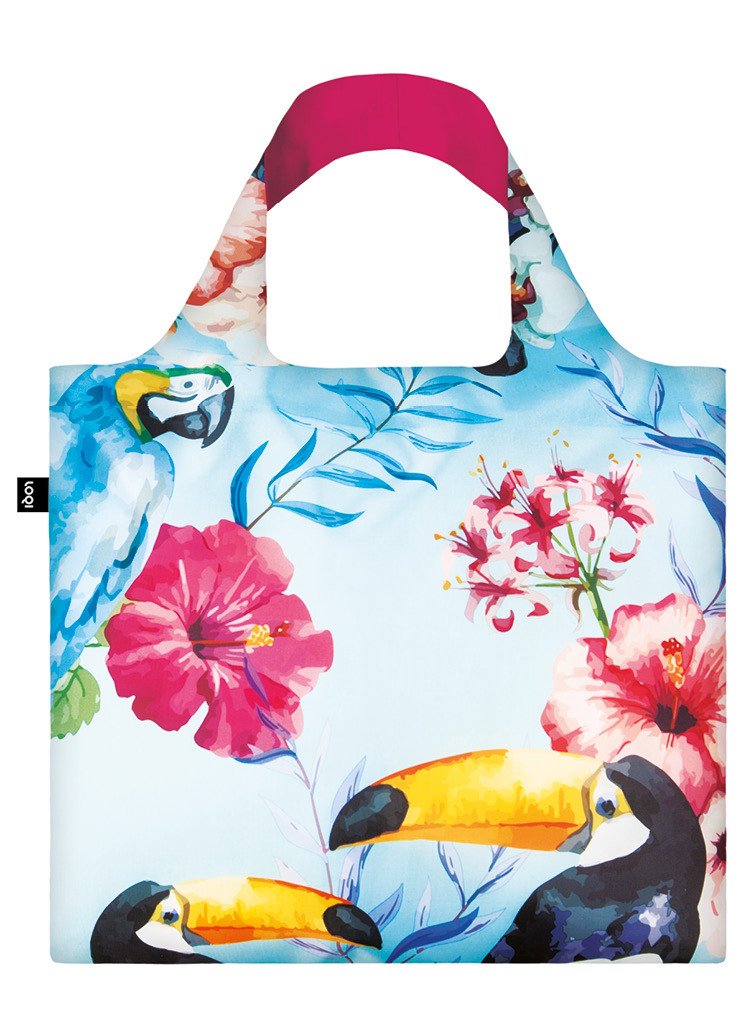 LOQI Womens Wild Birds, Blue, One Size