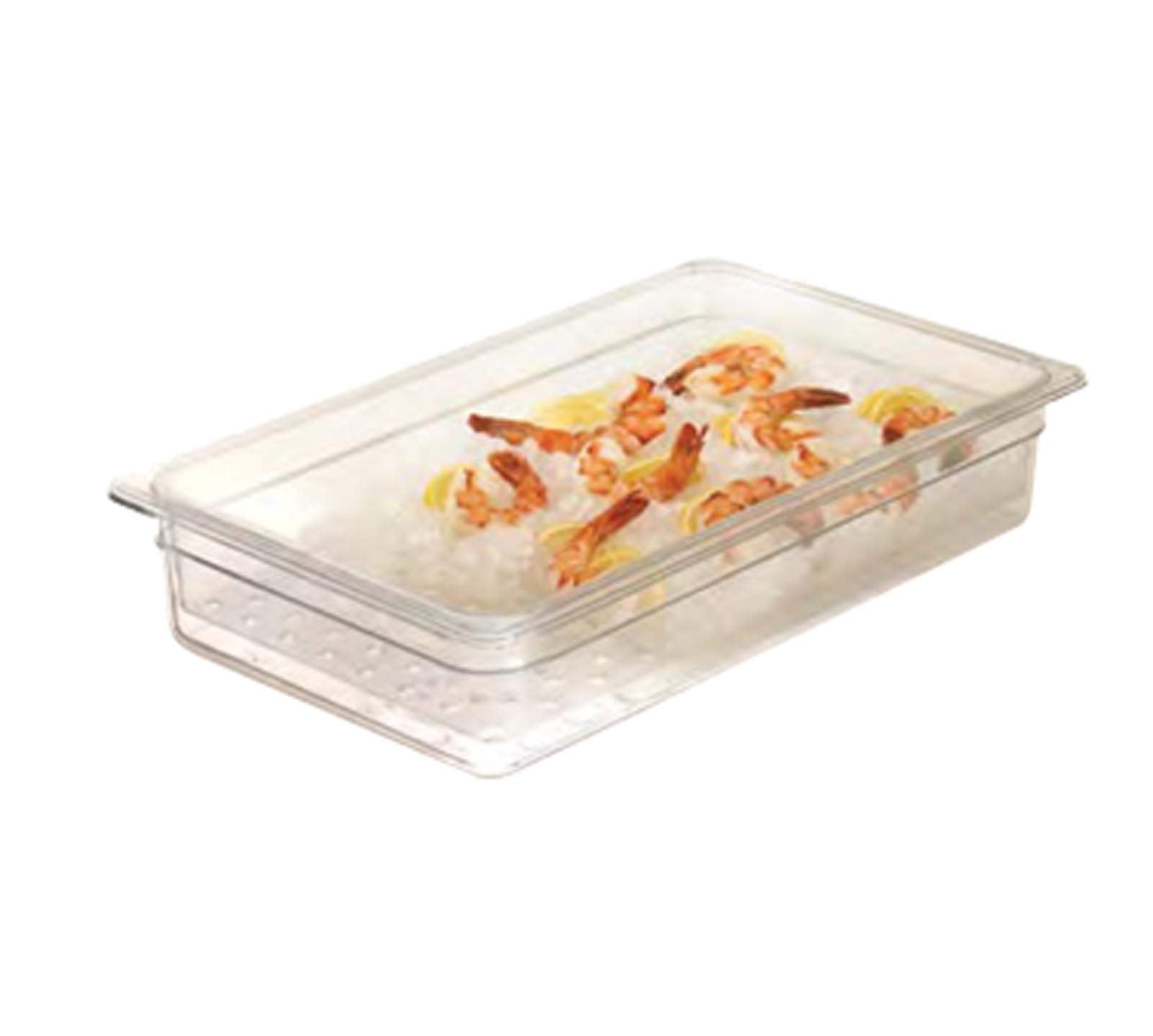 Food Pan Colander 1/6 X 5'' Camwear Clear