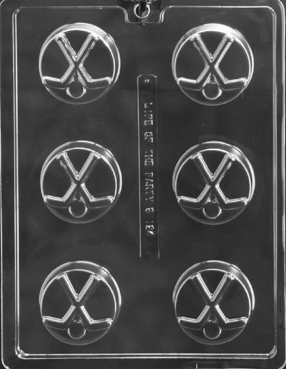 Grandmama'S Goodies S124 Hockey Cookie Chocolate Candy Soap Mold With Exclusive Molding Instructions  (1)
