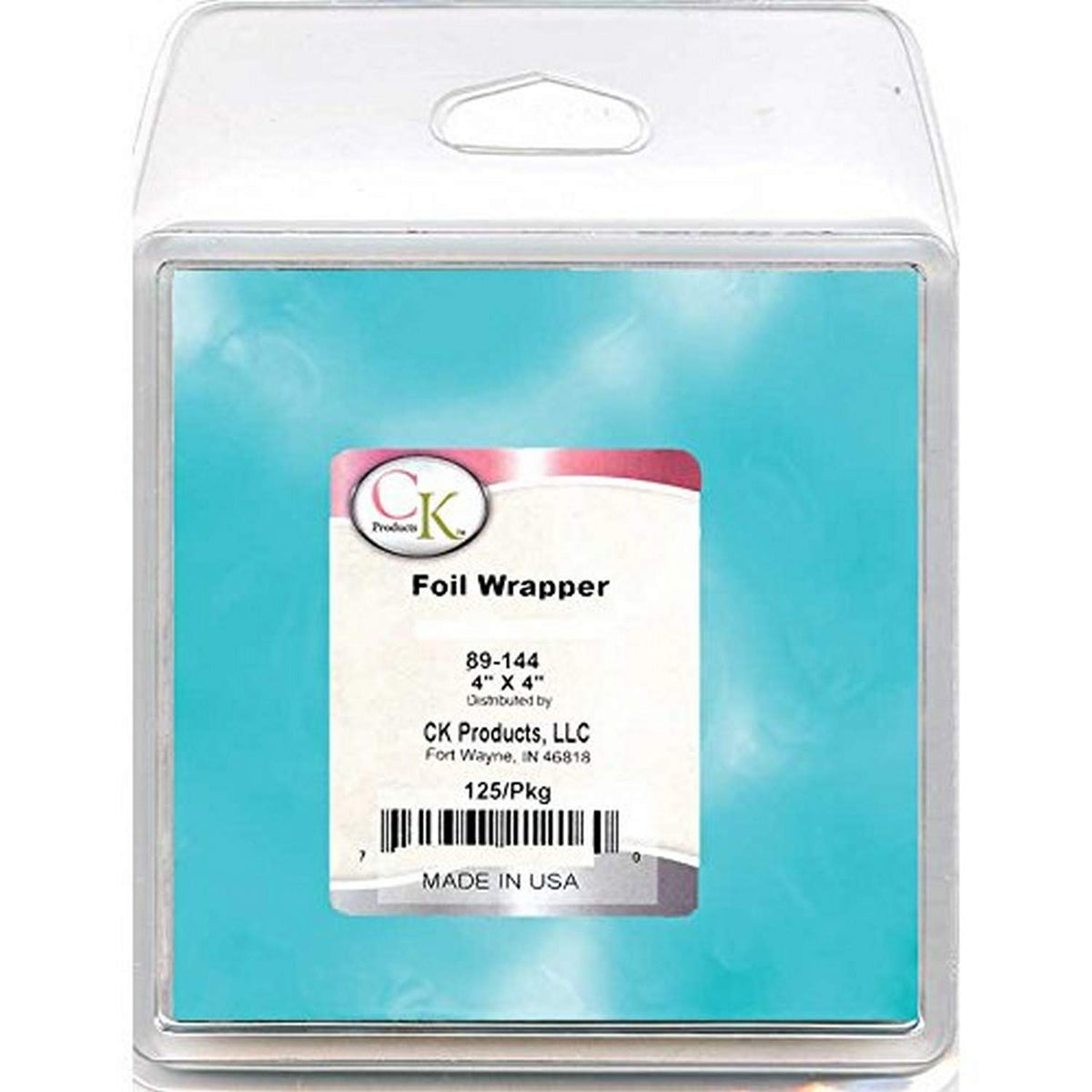 Ck Products Foil Wrappers, 4'' X 4'', Blue