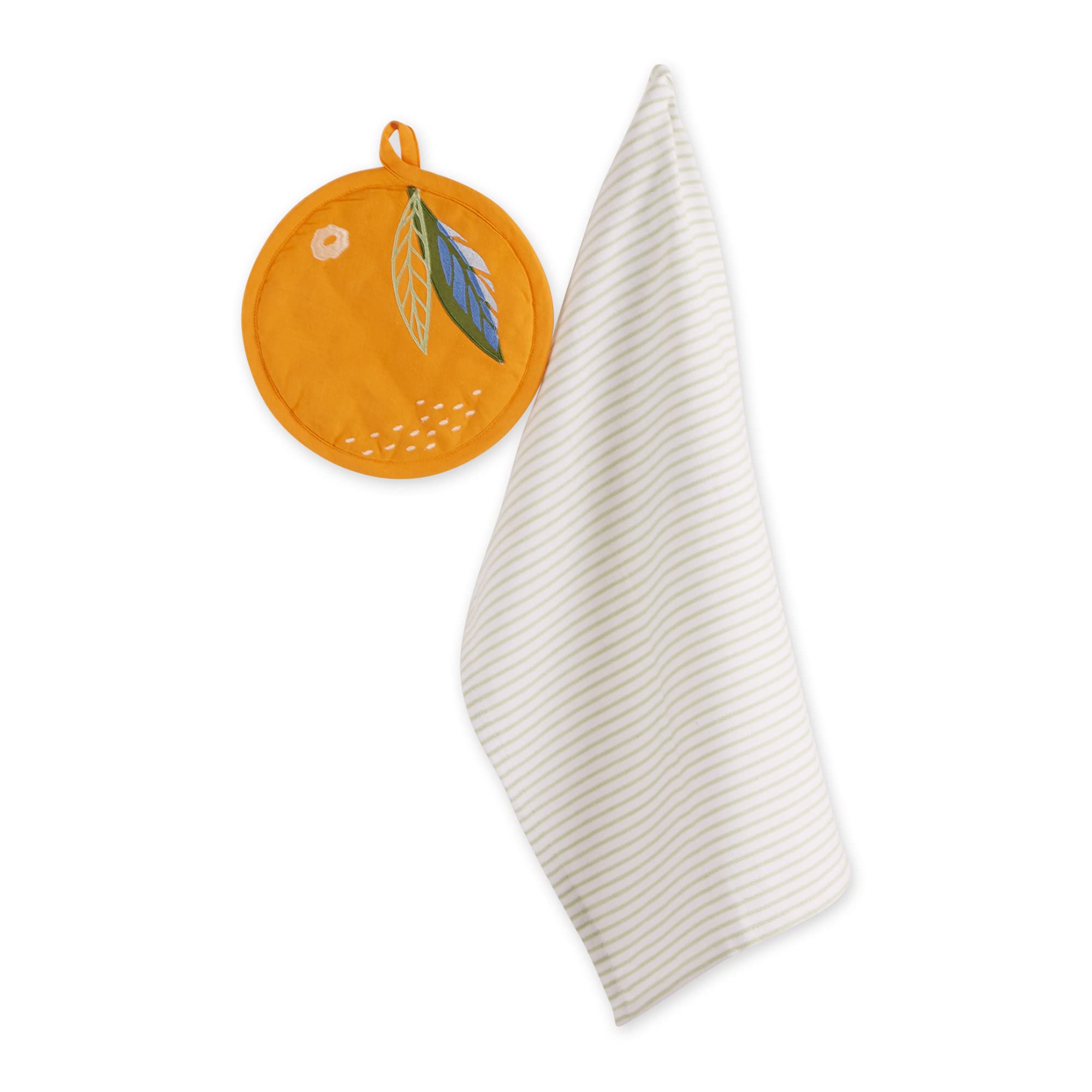 ORANGE POTHOLDER GIFT SET