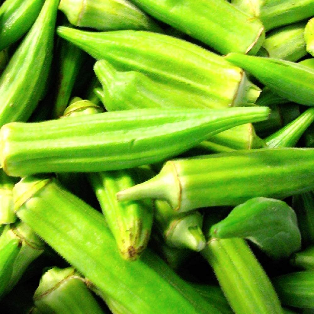 100 Clemson Spineless Okra Seeds  Non-Gmo  Fresh Garden Seeds