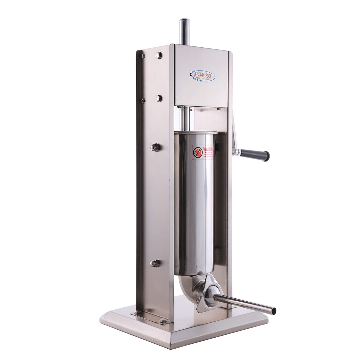 Check Stuffer Size Hakka 11 Lb/5 L Sausage Stuffer 2 Speed Stainless Steel Vertical Sausa ...