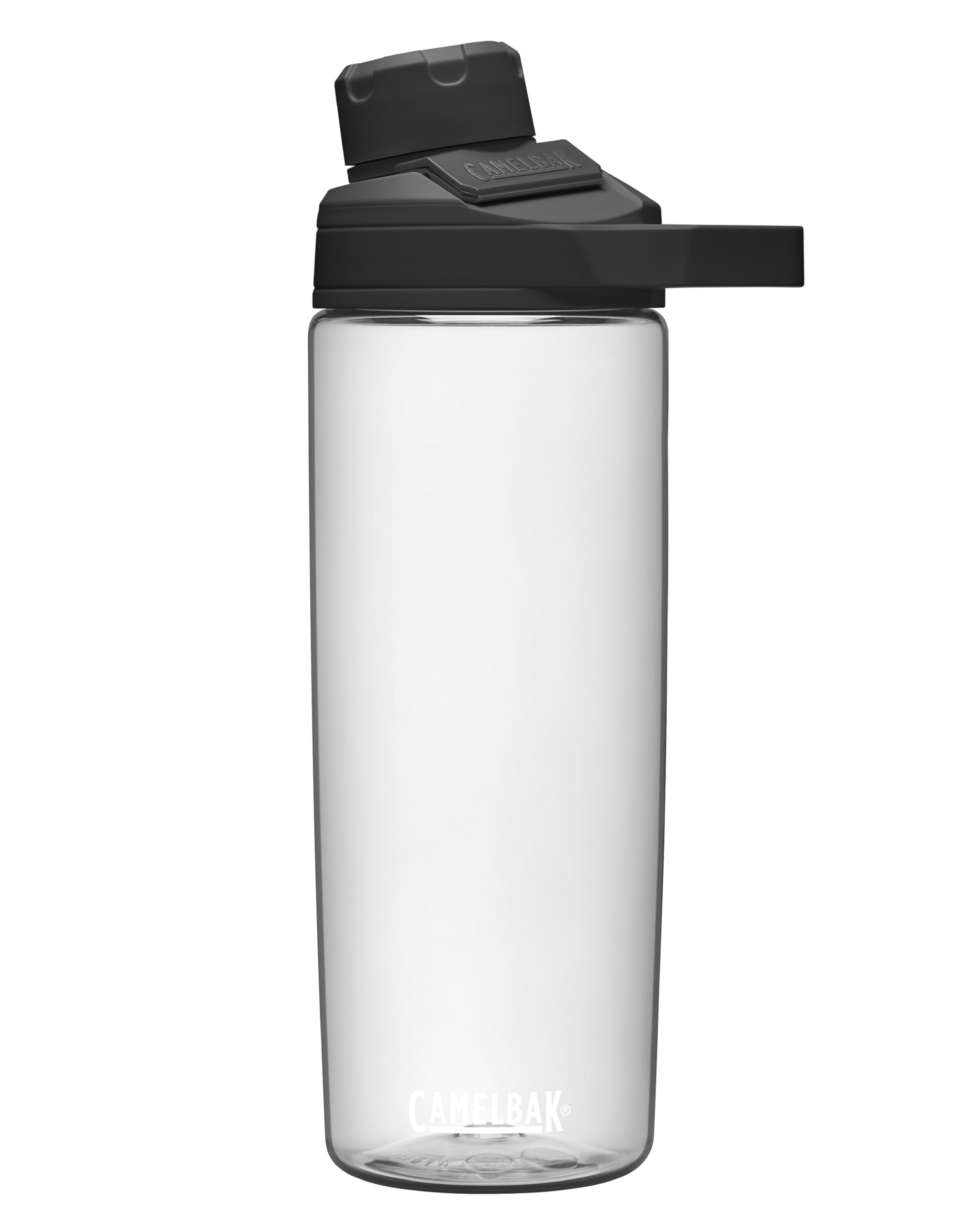 camelBak chute Mag BPA Free Water Bottle with Tritan Renew - Magnetic cap Stows While Drinking  20oz  clear