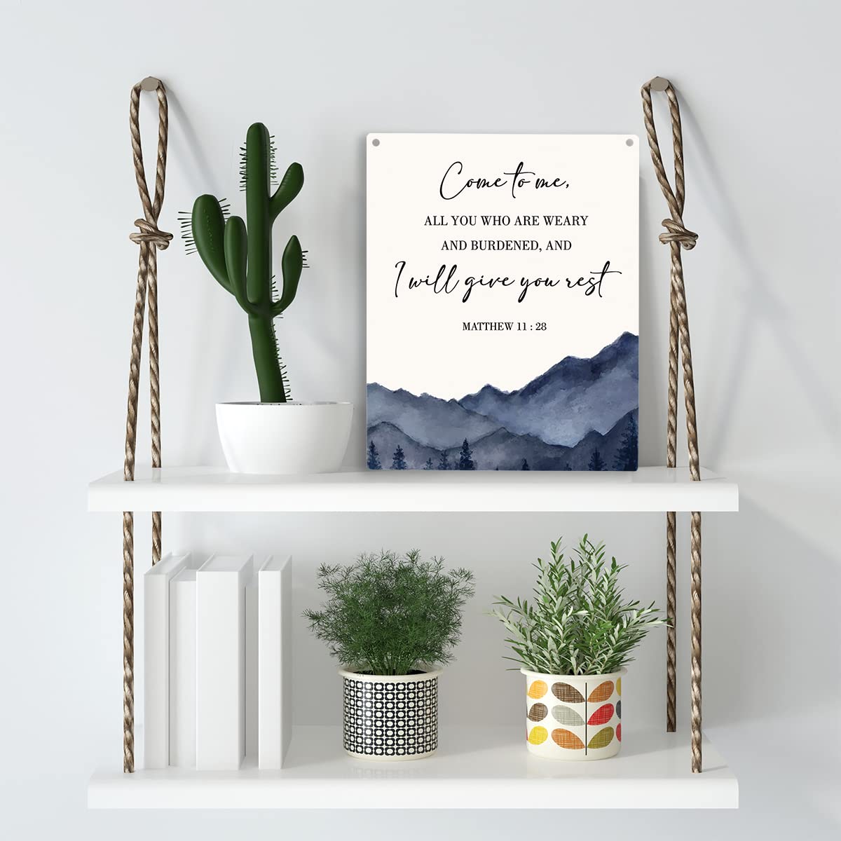 Christian Wall Decor Come To Me All You Who Are Weary Matthew 11:28 Inspirational Religious Gifts Nursery Decor Christian Bible