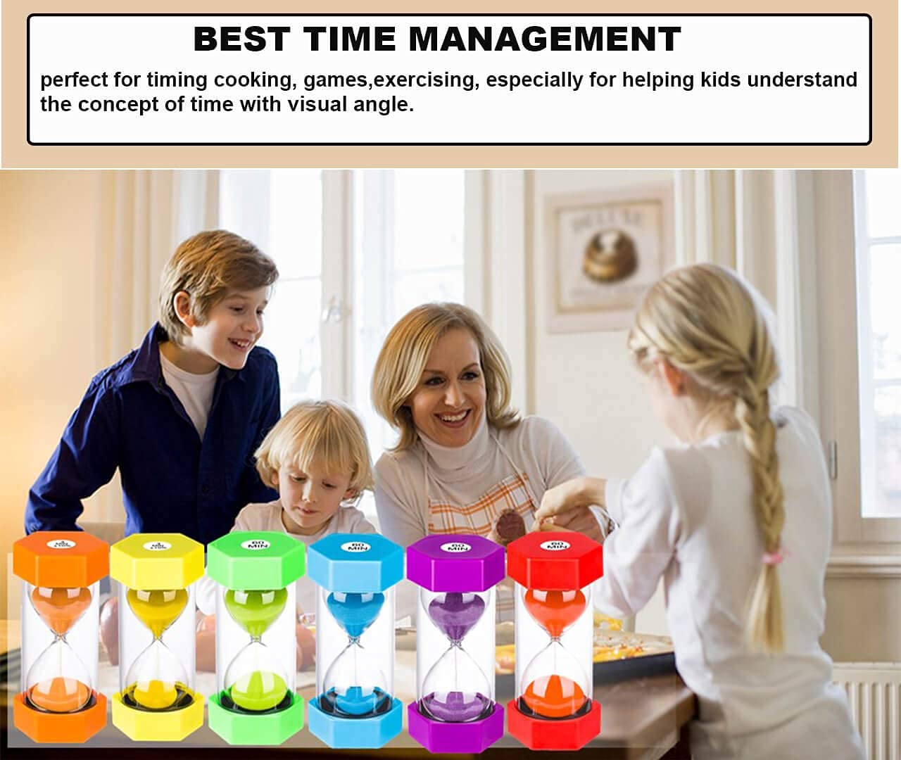 Sand Hourglass Timer 30 Minute: Plastic Sand Clock 30 Minutes, Small Purple Sand Watch 30 Min, Hour Glass Colorful Sandglass Tim
