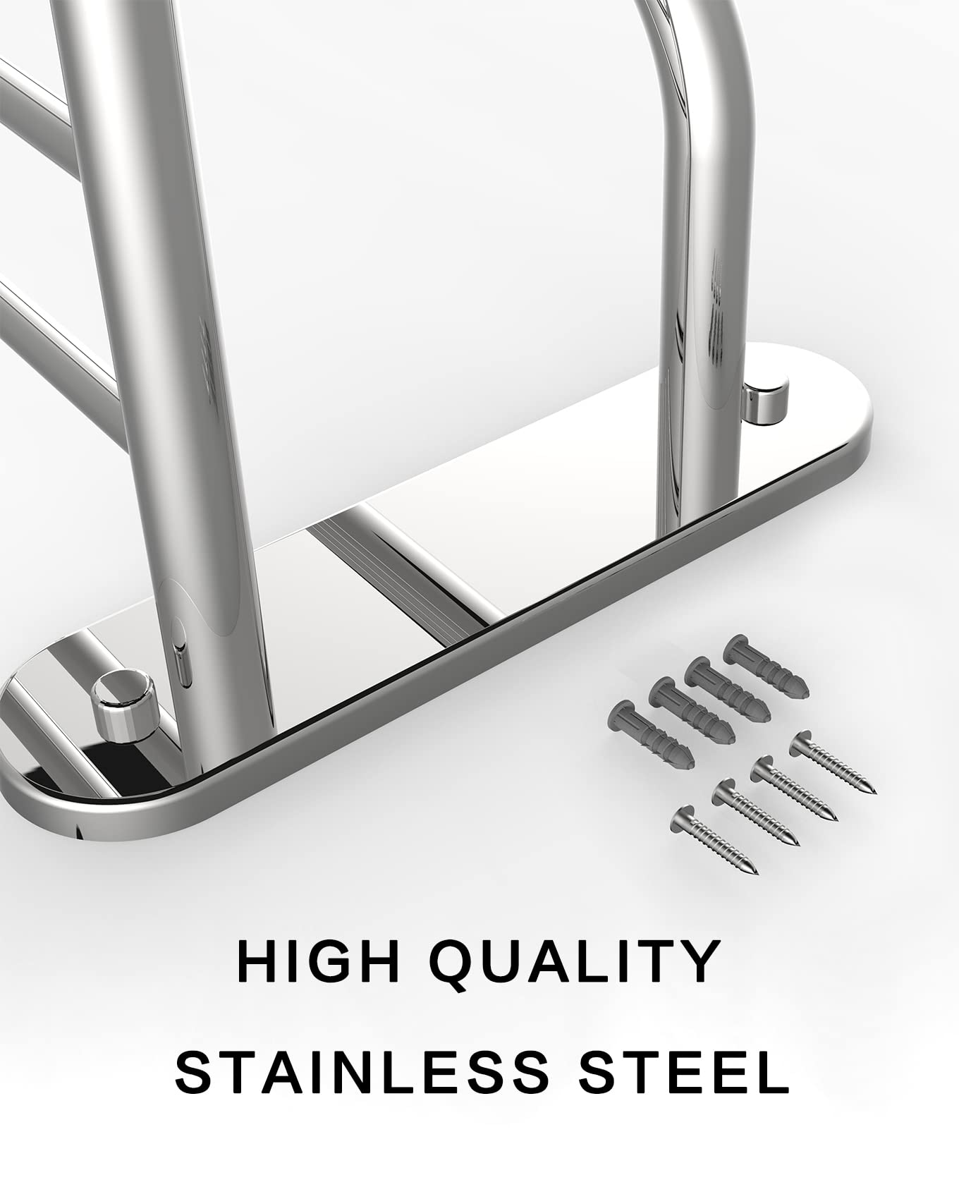 Fixsen 18 Inch Bathroom Towel Rack Towel Bar Towel Shelf Chrome Stainless Steel and Zinc Alloy Wall Mount 1pc for House Lavatory and Hotel