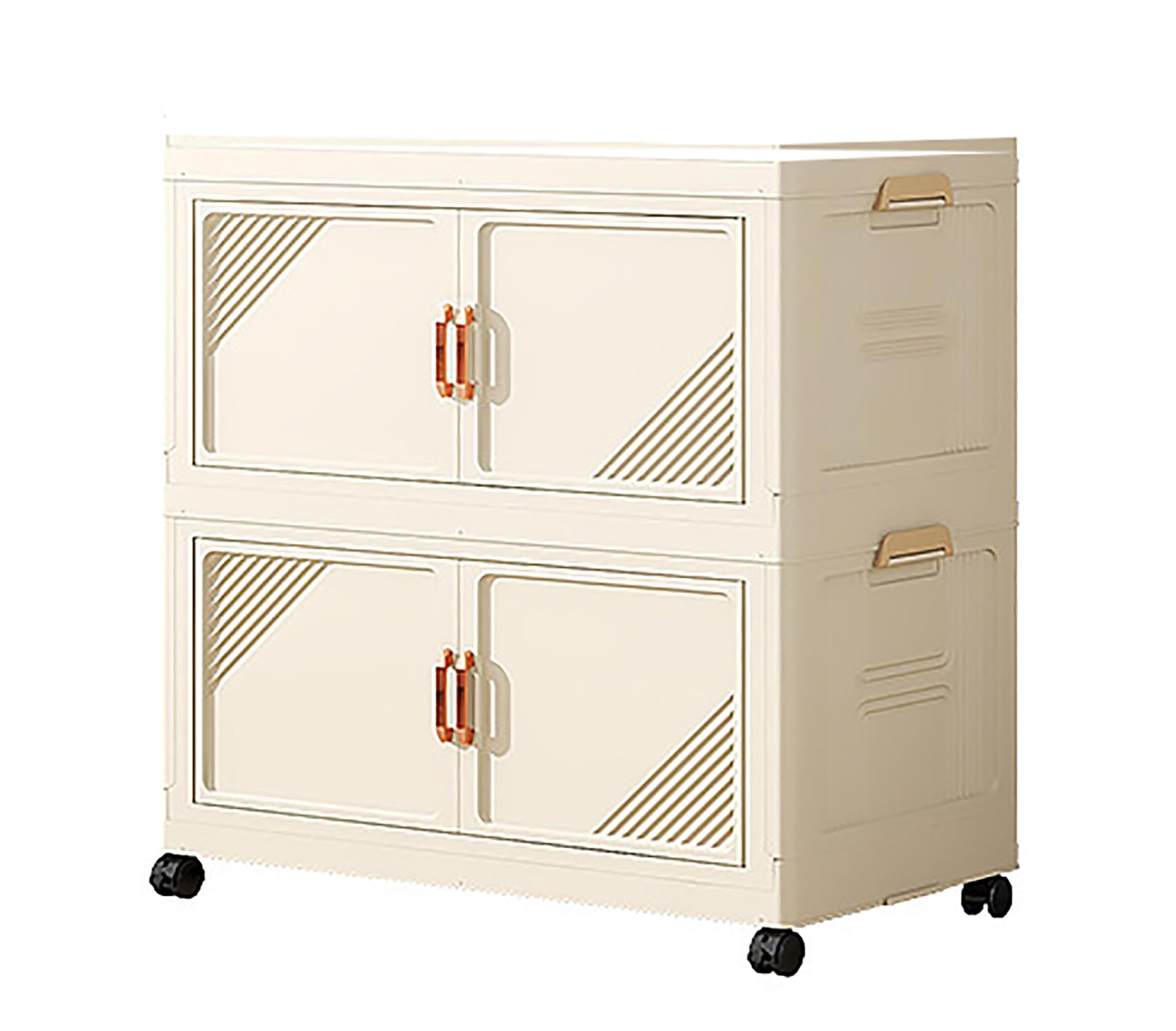 House Of Quirk Plastic Storage Bins For Closet Organizers, Folding Storage Box, Open Front Door, Collapsible Storage Bins 45Cm (