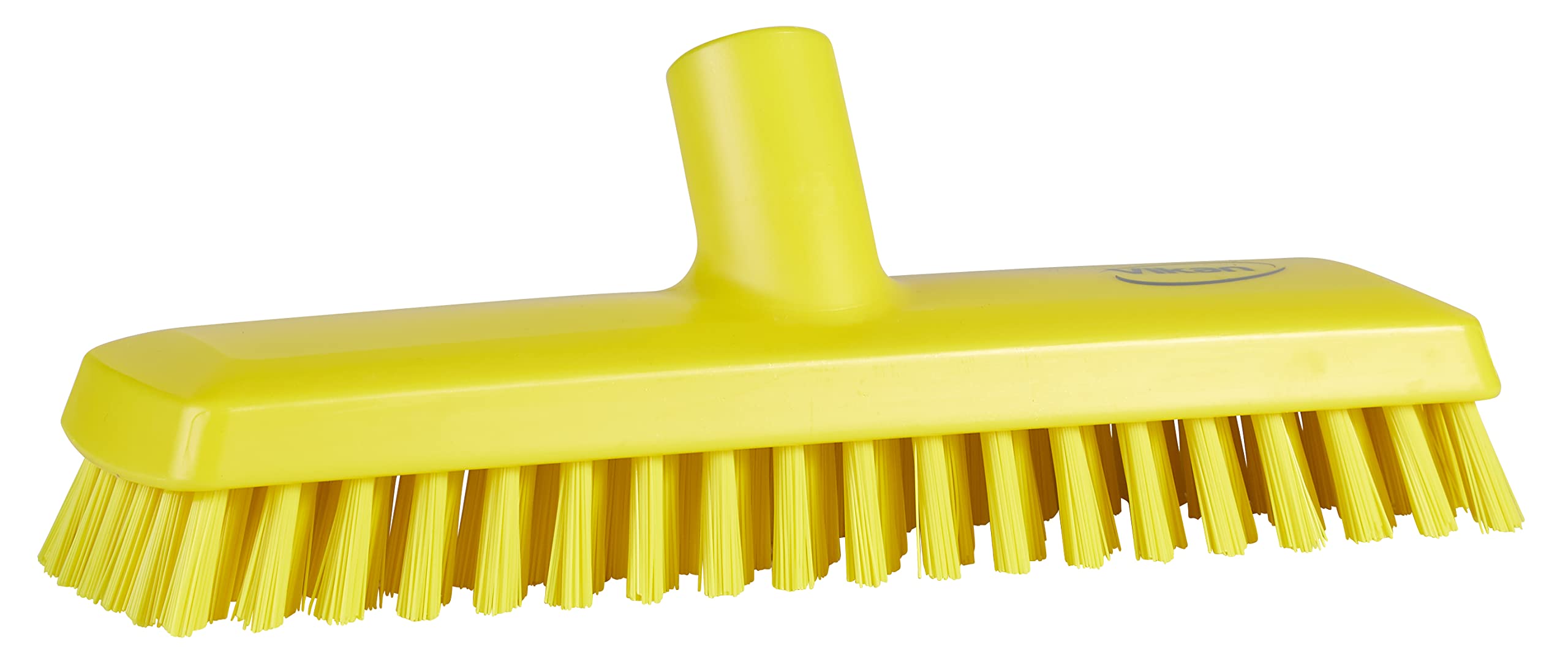 Vikan 70436 Deck Scrub,Medium,11,PP/PBT,Yellow