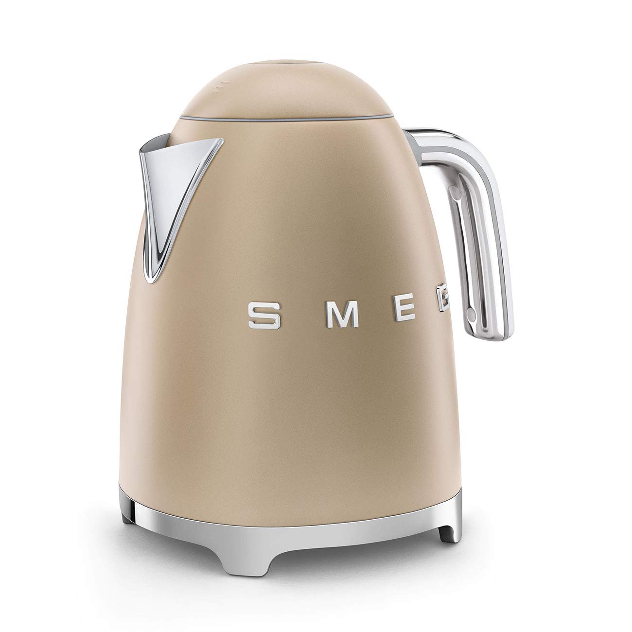 Smeg 50'S Retro Style Electric Water Kettle With Automatic Shutoff, Removable Base, And Water Indicator, Klf03Chmus, Matte Campa