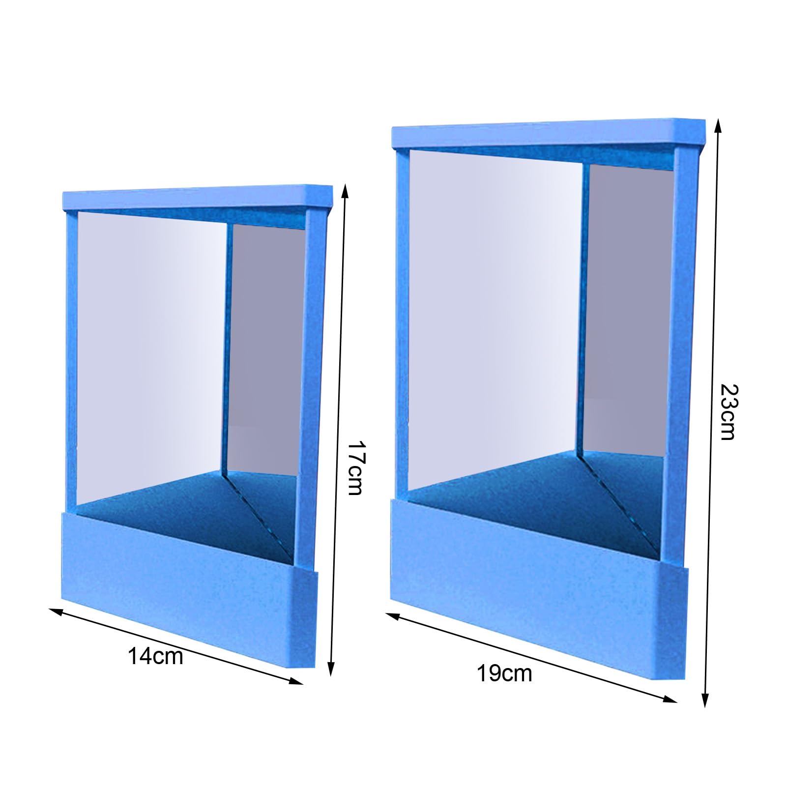 Tainrunse Non-Reversing Mirror, Professional Mirror Precision True Vanity Makeup Mirrors Non-Magnifying Tabletop Mirrors For Acc
