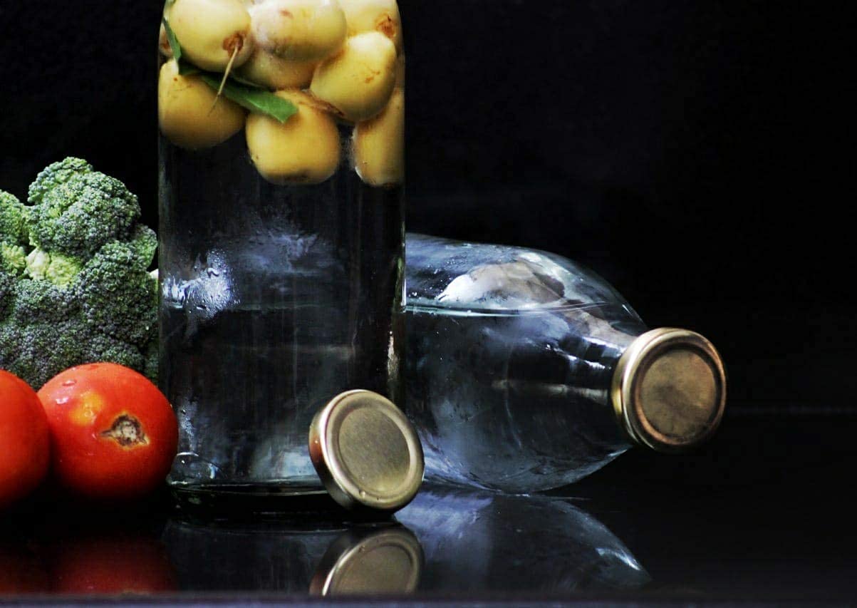 Craftfry Glass Airtight Lid Milk Bottles Transparent Bottle 300Ml (Pak Of 6), For Juice Shakes Cold Coffee